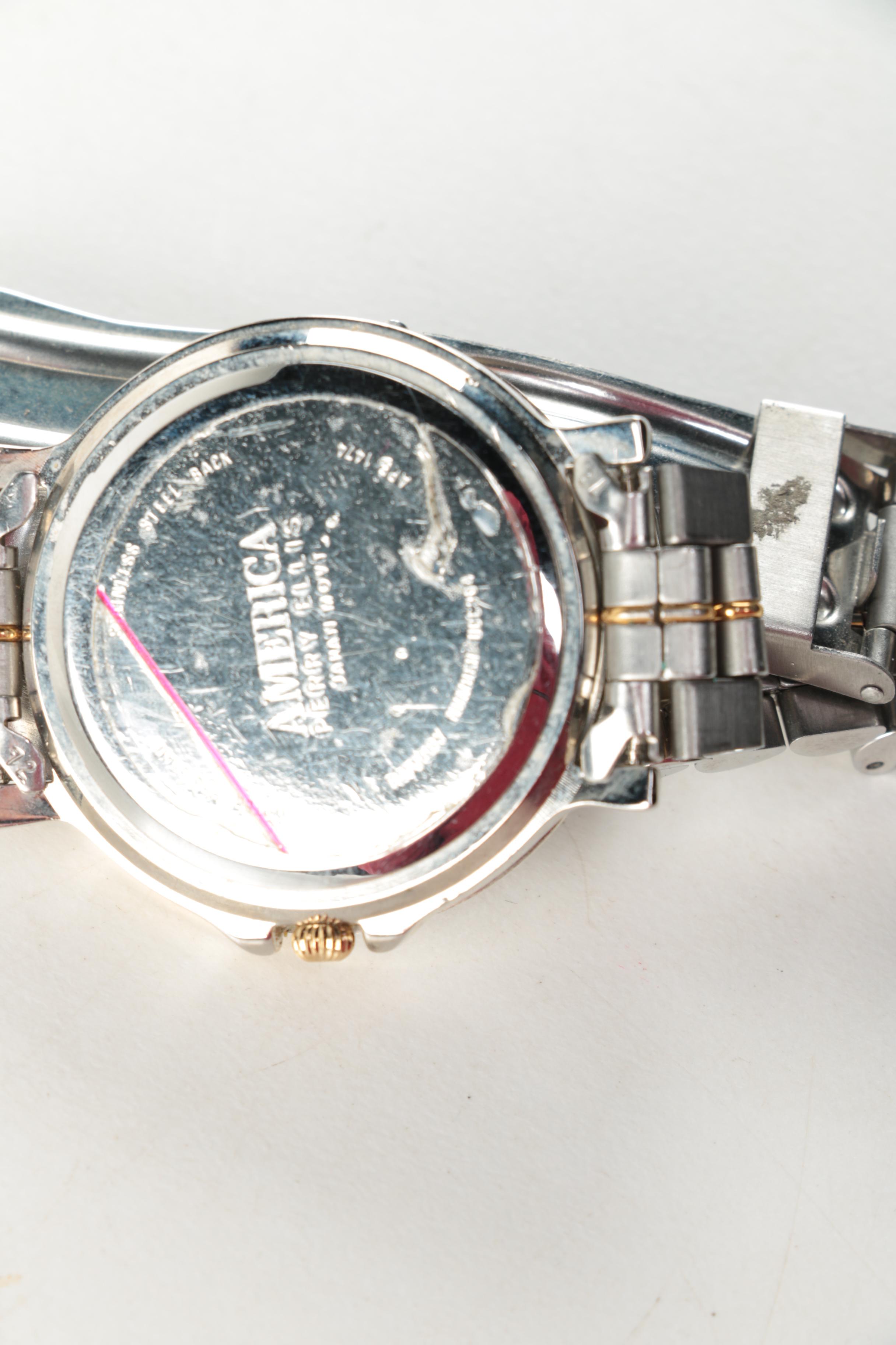 Silver Toned Watches Including Geneva, Anne Klein, and Croton