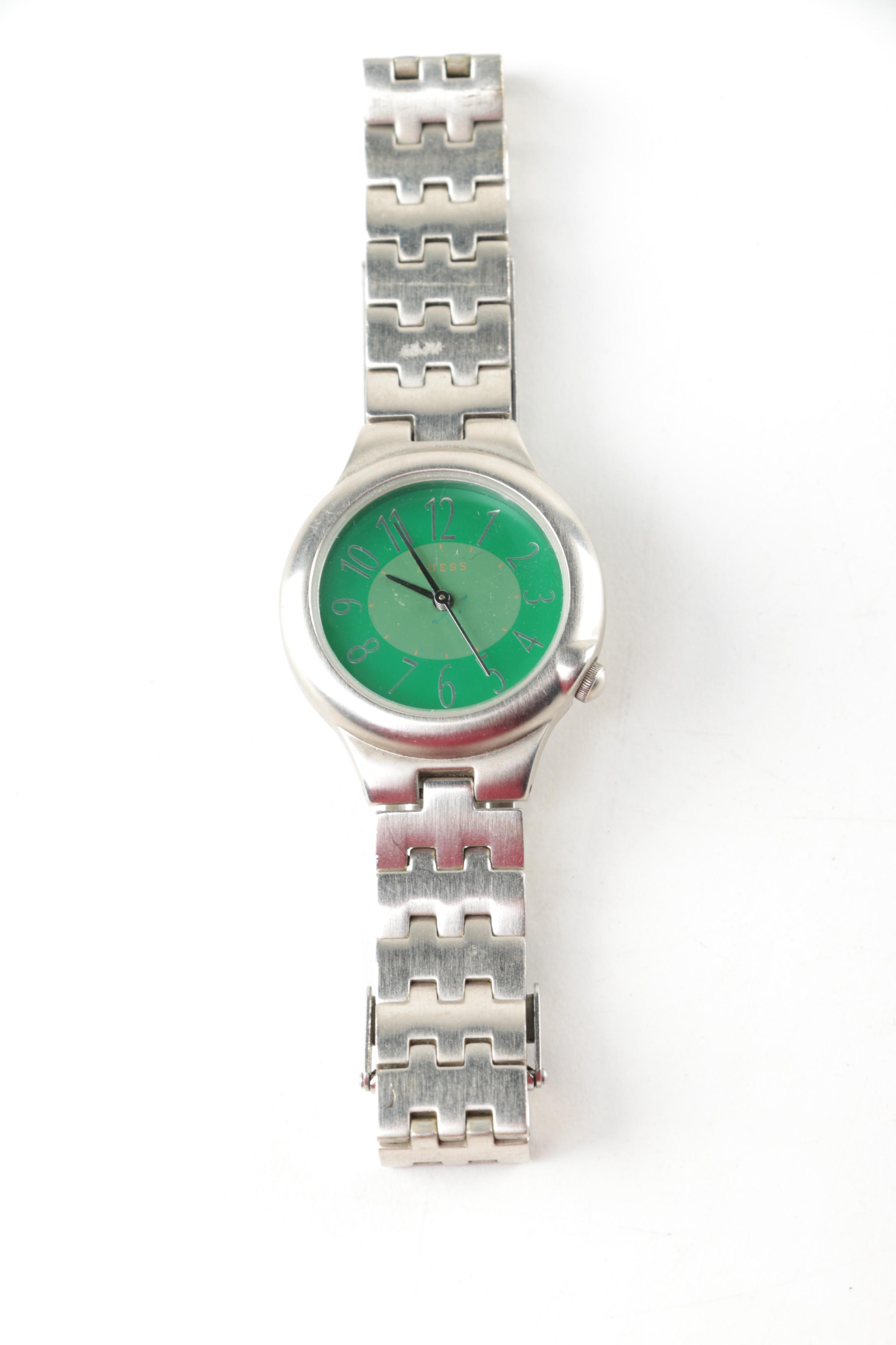 Silver Toned Watches Including Geneva, Anne Klein, and Croton