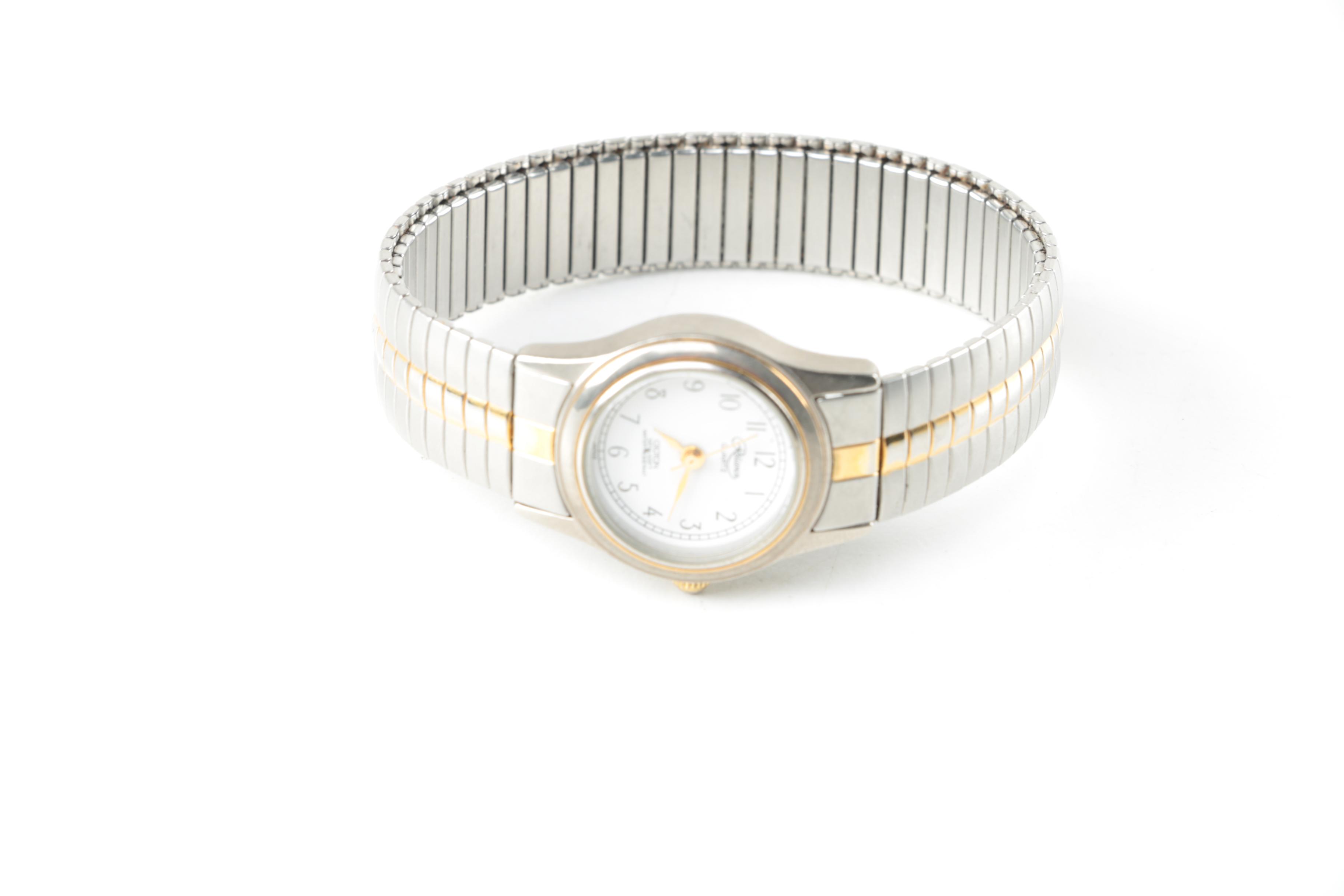 Silver Toned Watches Including Geneva, Anne Klein, and Croton