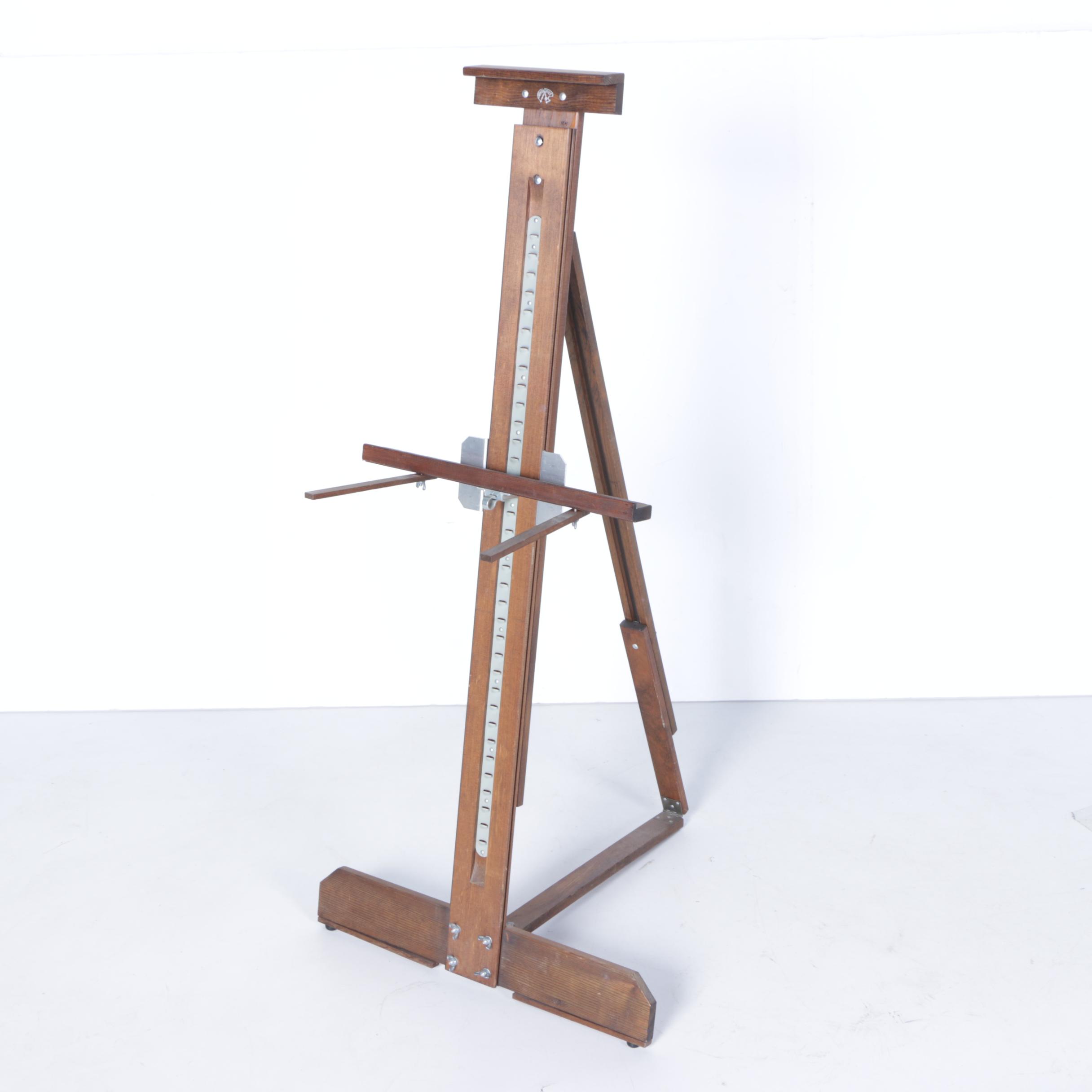 Vintage Anco Bilt Single Mast Wooden Easel