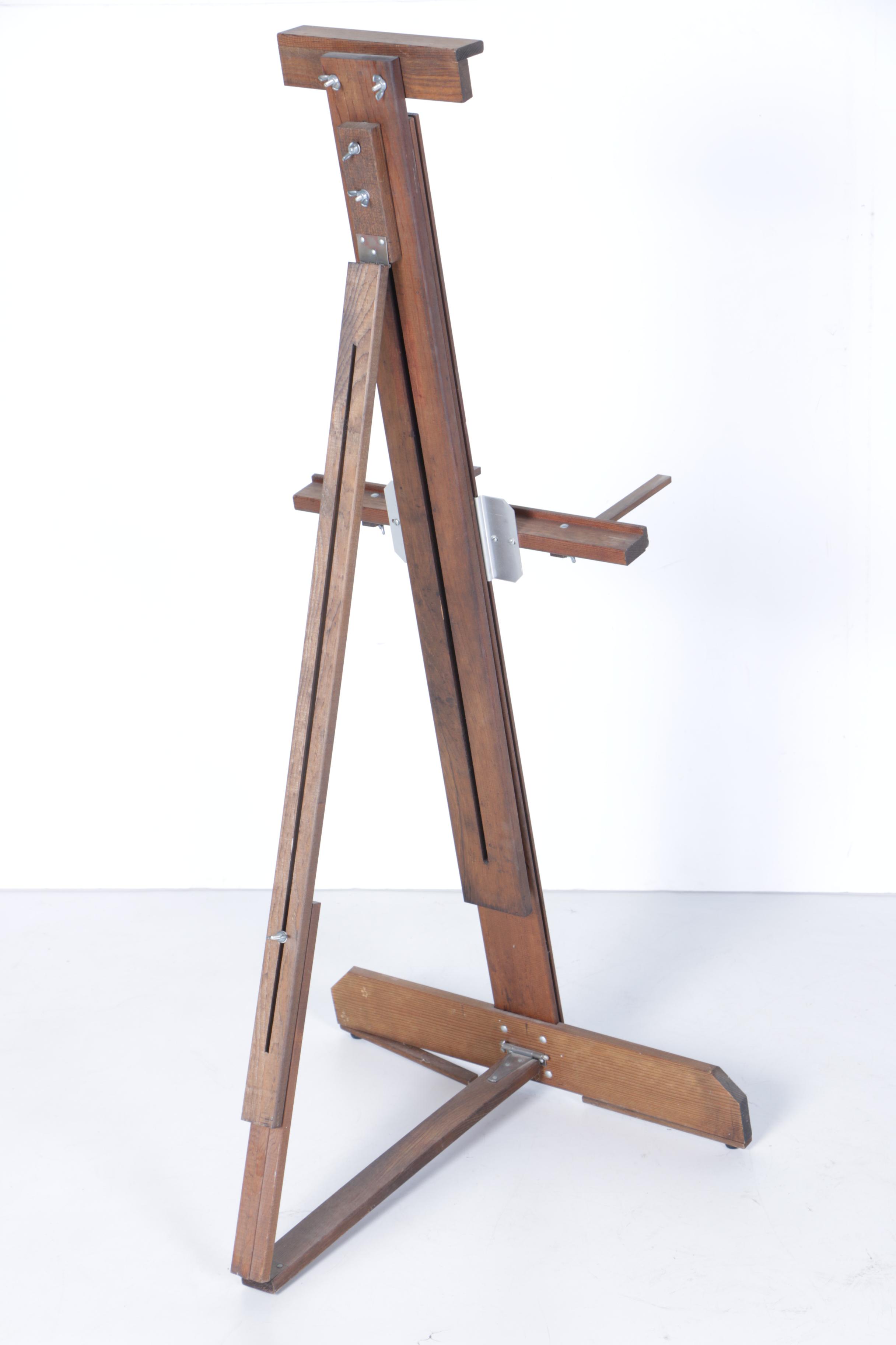 Vintage Anco Bilt Single Mast Wooden Easel