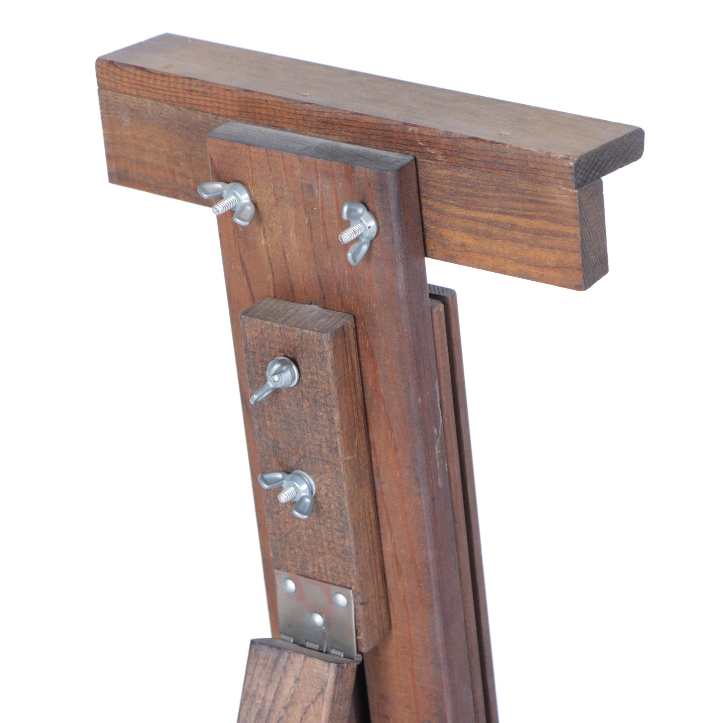 Vintage Anco Bilt Single Mast Wooden Easel