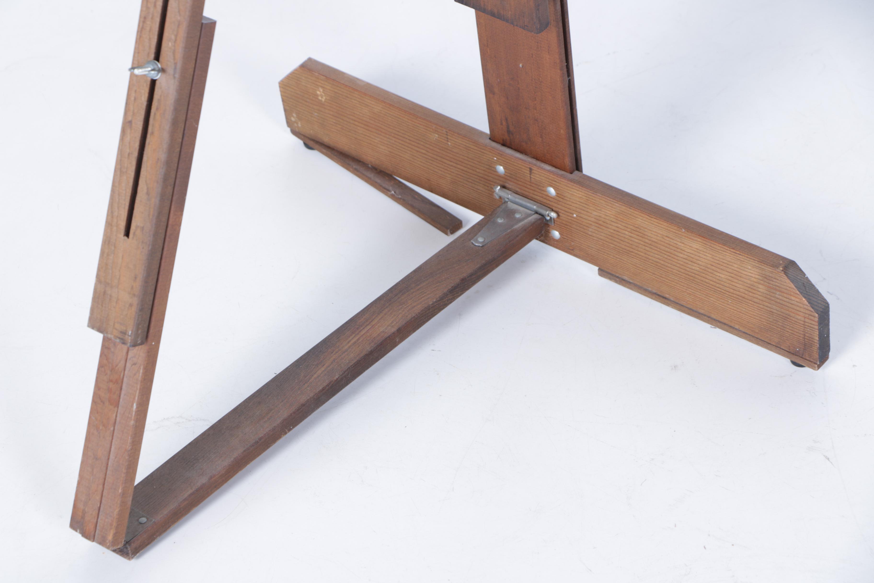 Vintage Anco Bilt Single Mast Wooden Easel