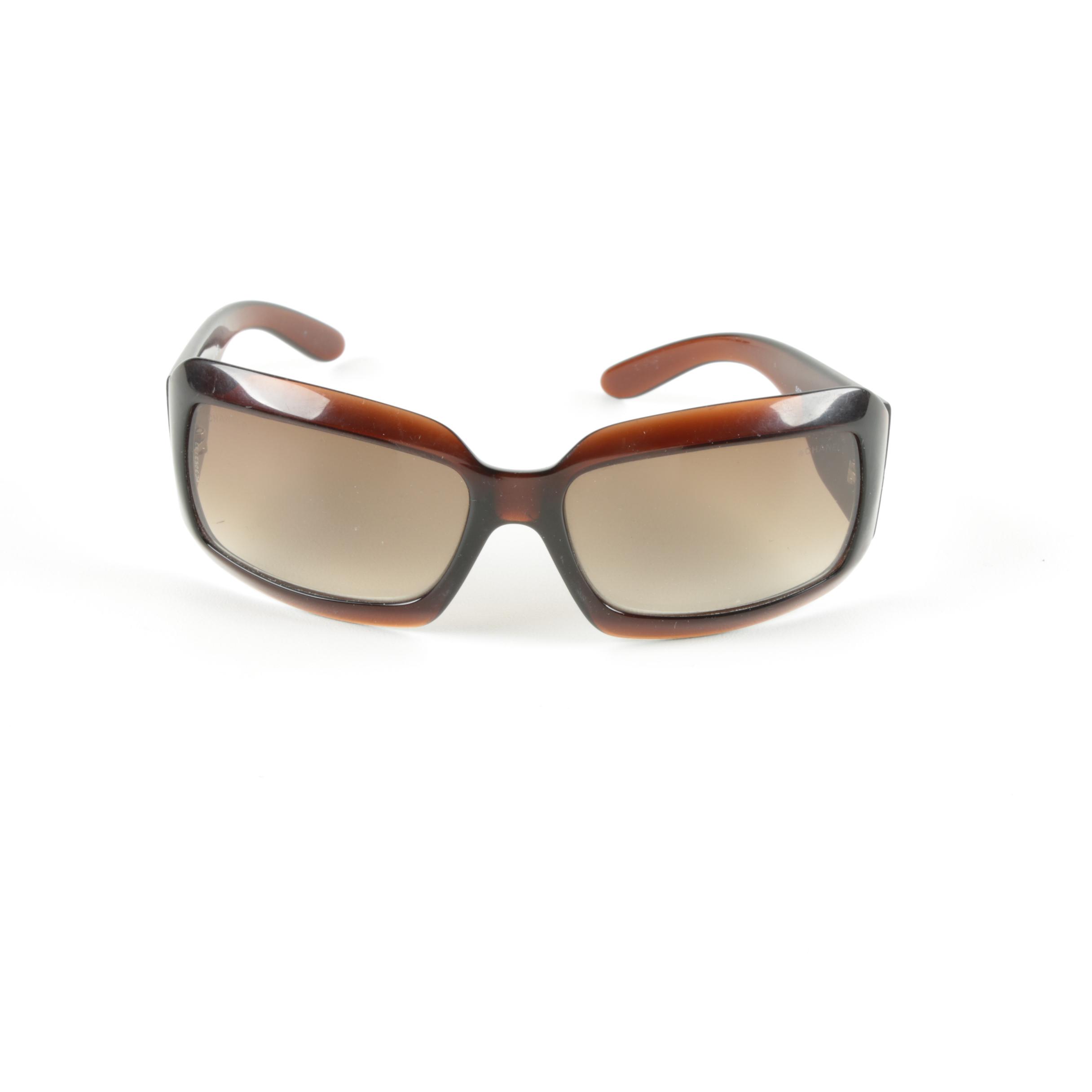 Chanel Sunglasses with Mother of Pearl Logo