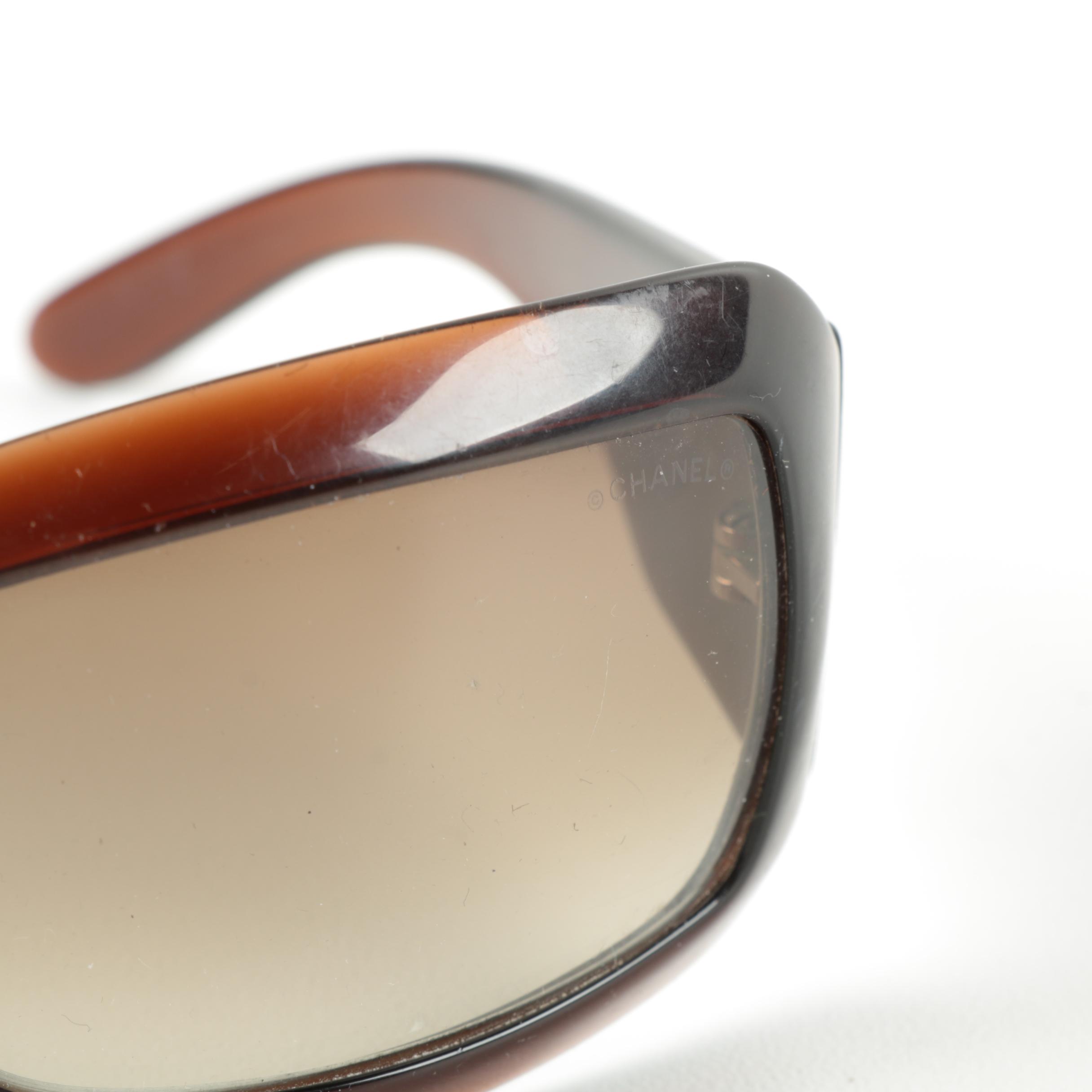 Chanel Sunglasses with Mother of Pearl Logo