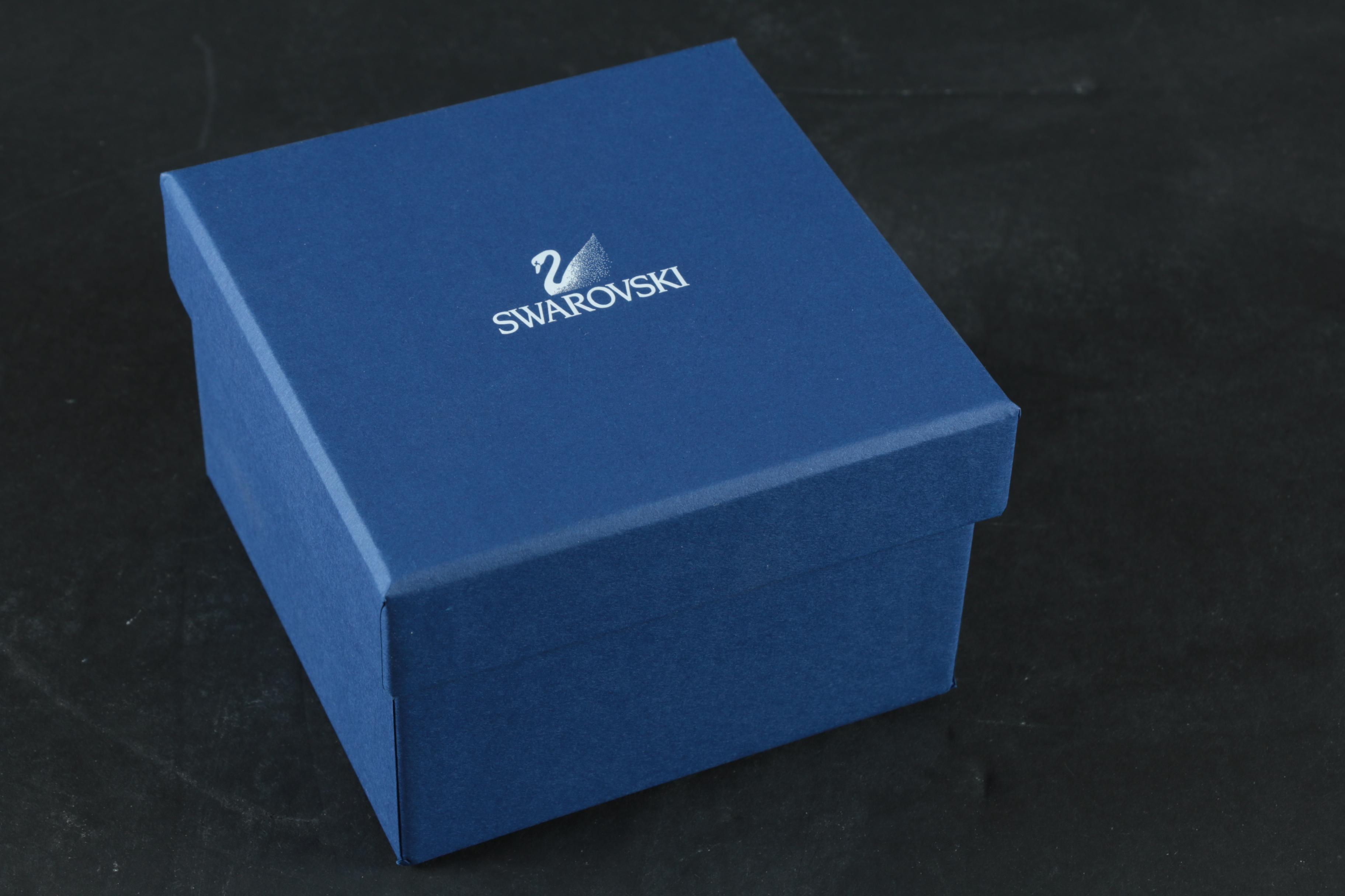 Swarovski Crystal Goat and Angel Figurine