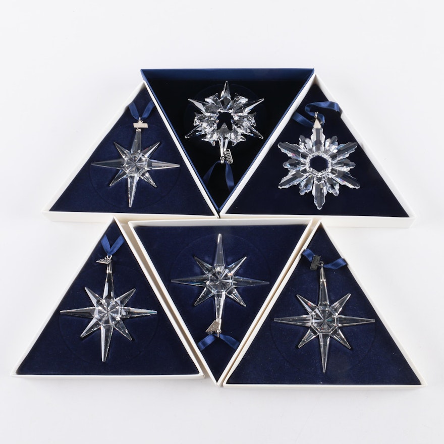 Swarovski Crystal Holiday Ornaments