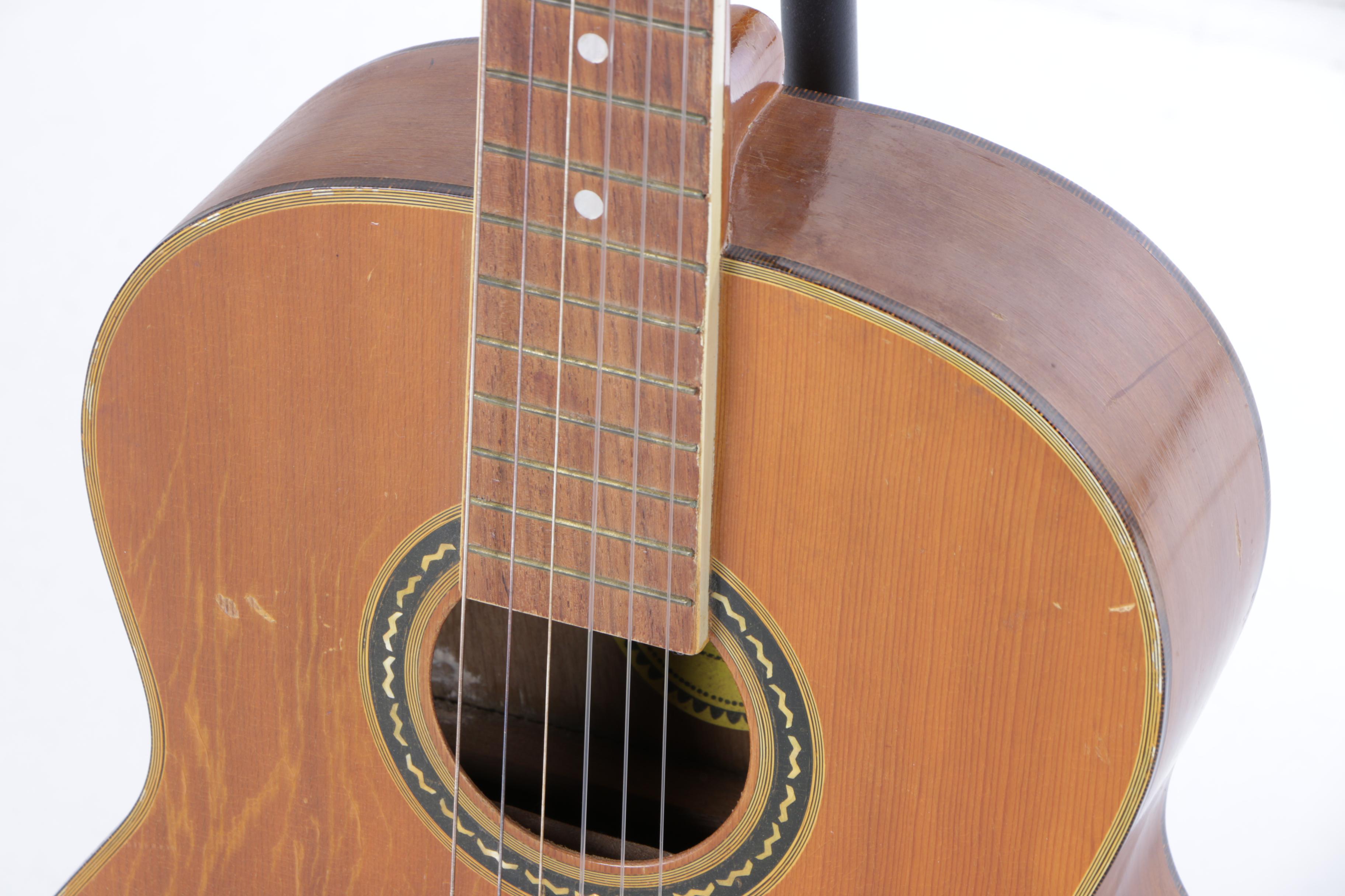 Vintage Kent Carmencita Acoustic Guitar and Case