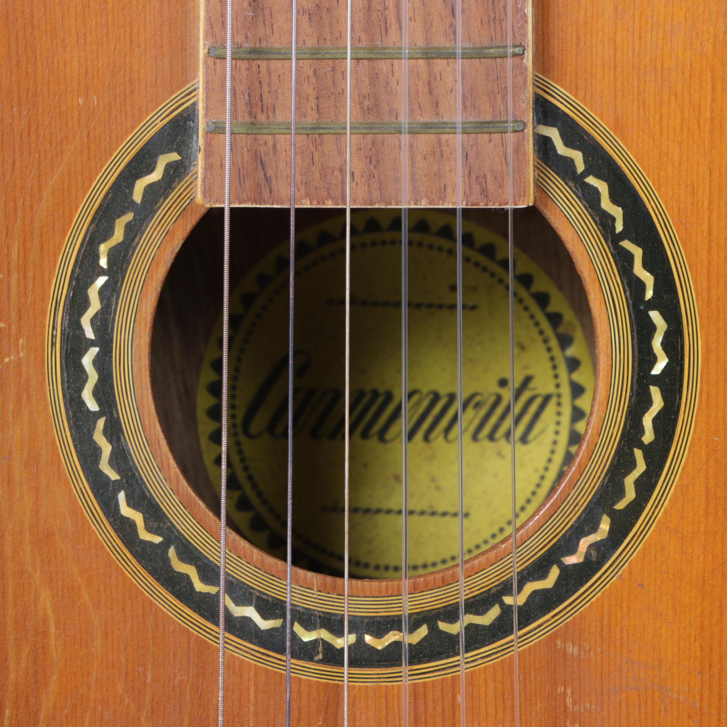 Vintage Kent Carmencita Acoustic Guitar and Case