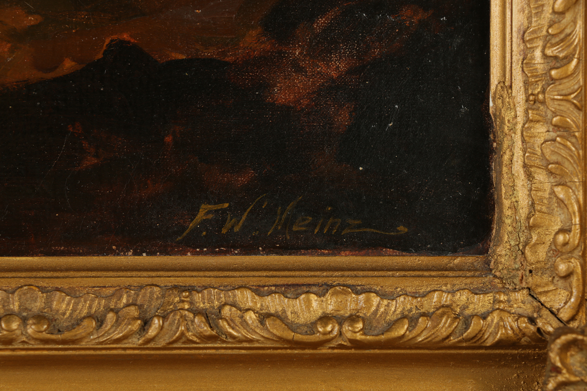 F. W. Meinz Oil Painting