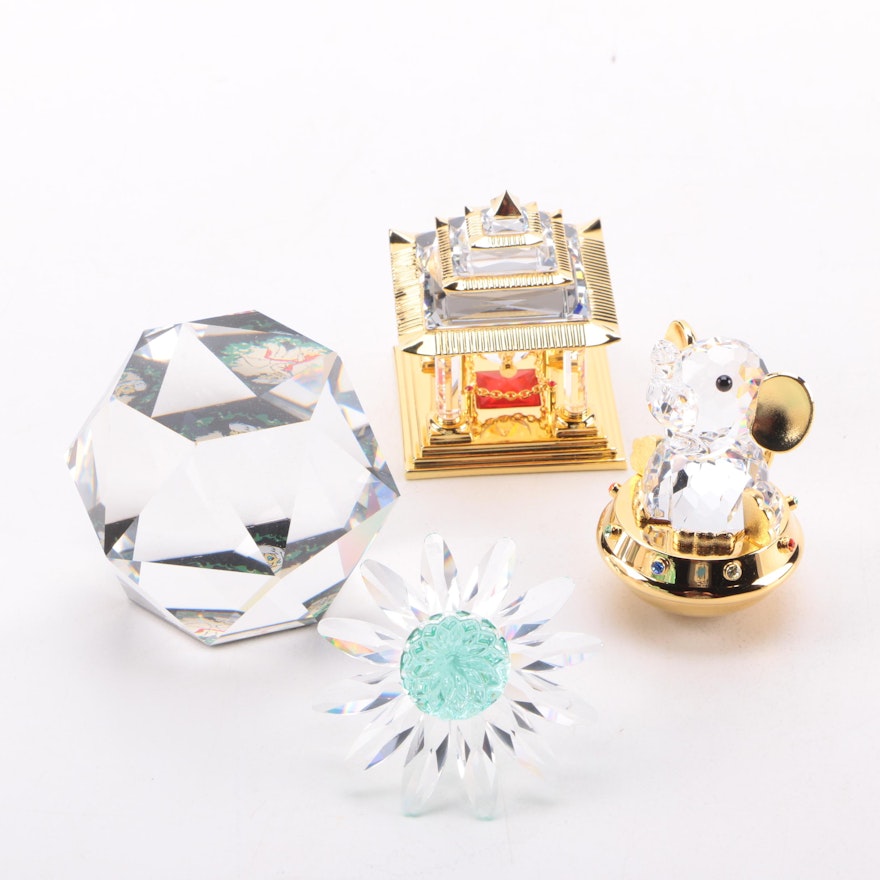 Swarovski Crystal Paperweights and Figurines Featuring Arribas Bros. for Disney