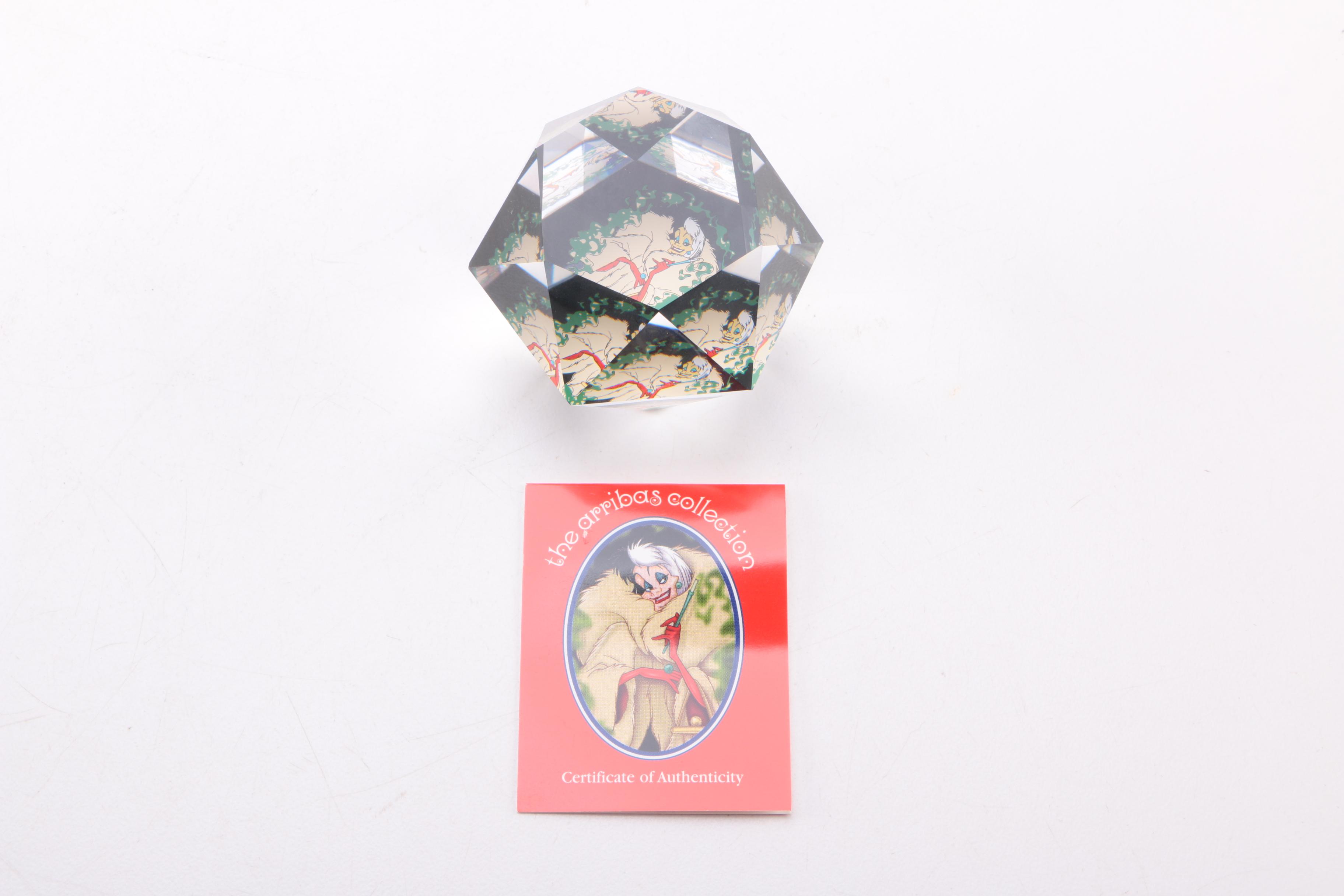 Swarovski Crystal Paperweights and Figurines Featuring Arribas Bros. for Disney