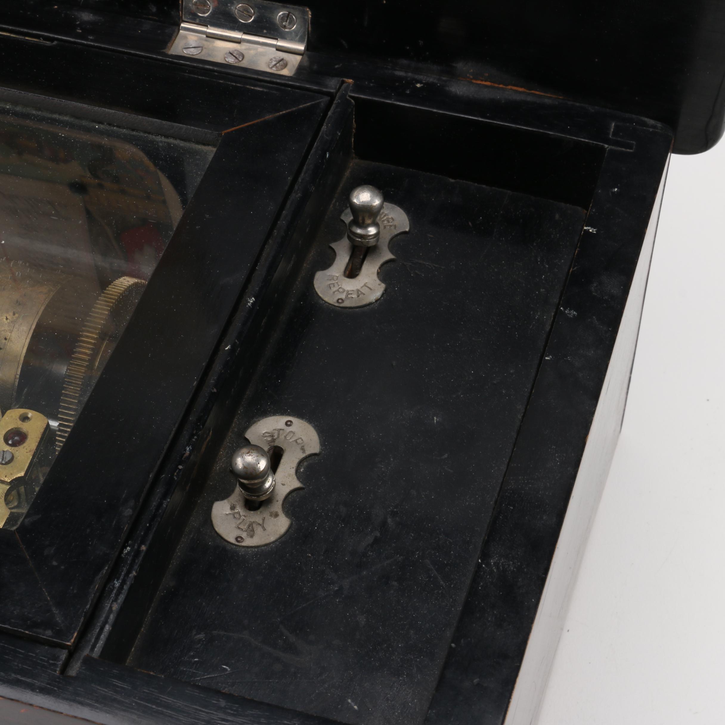 Antique Twelve-Tune Cylinder Music Box