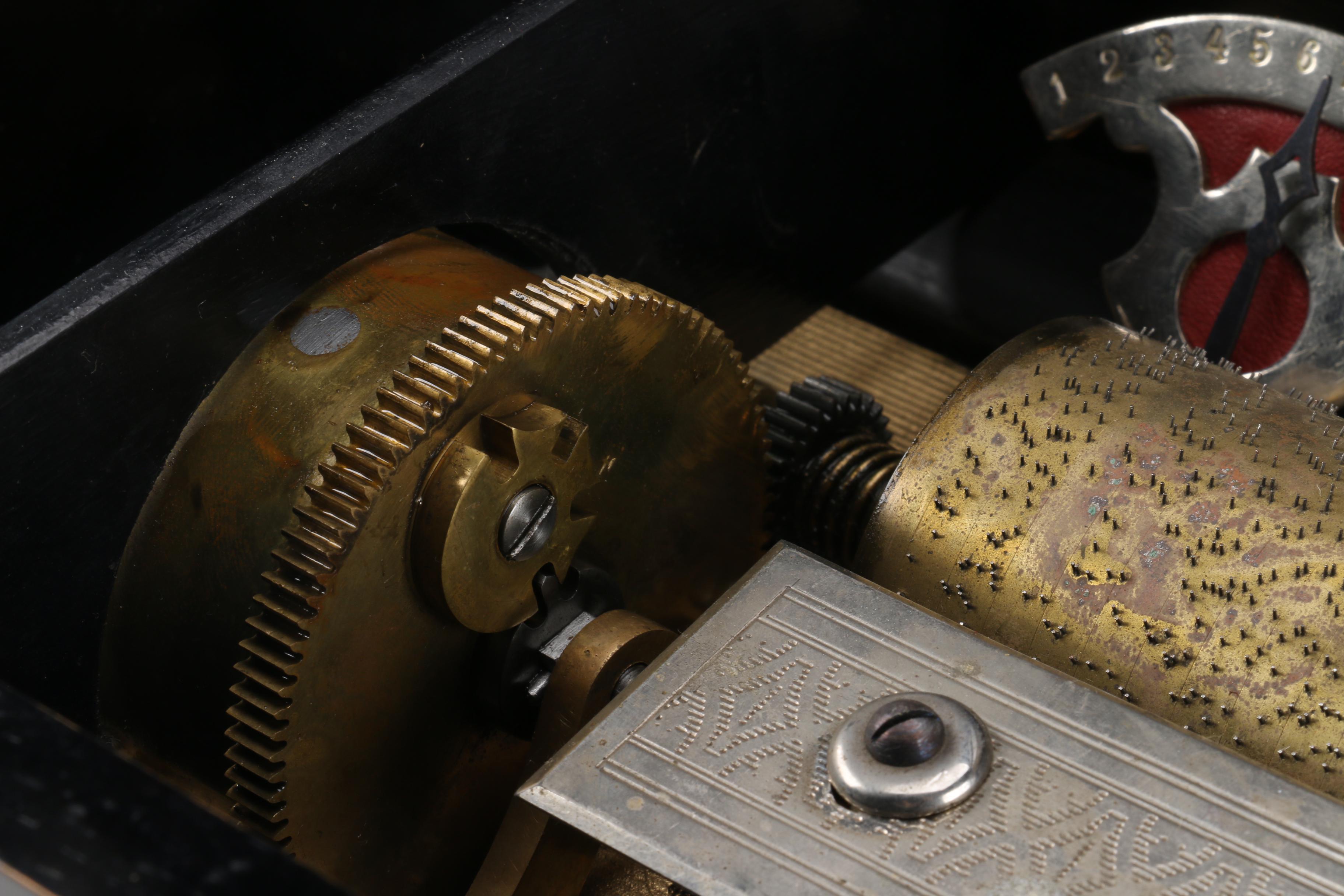 Antique Twelve-Tune Cylinder Music Box