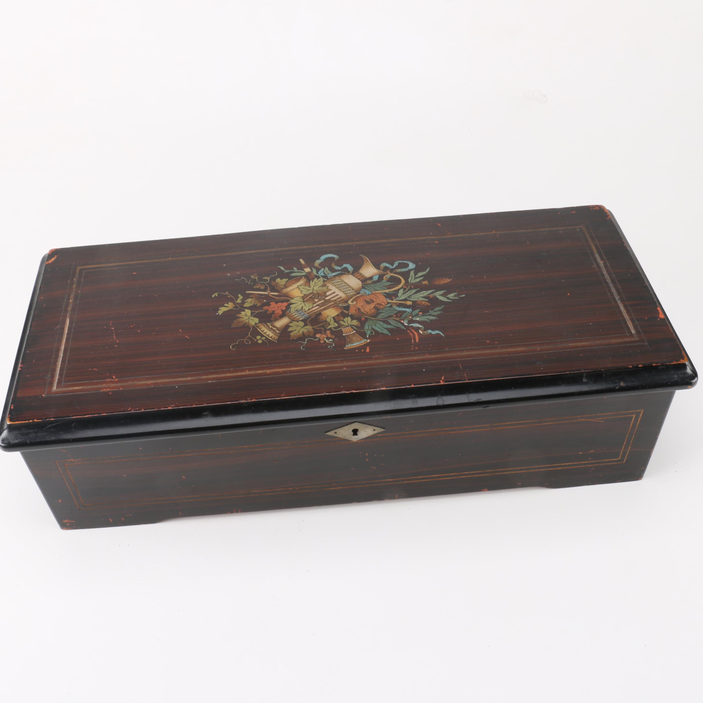 Antique Twelve-Tune Cylinder Music Box