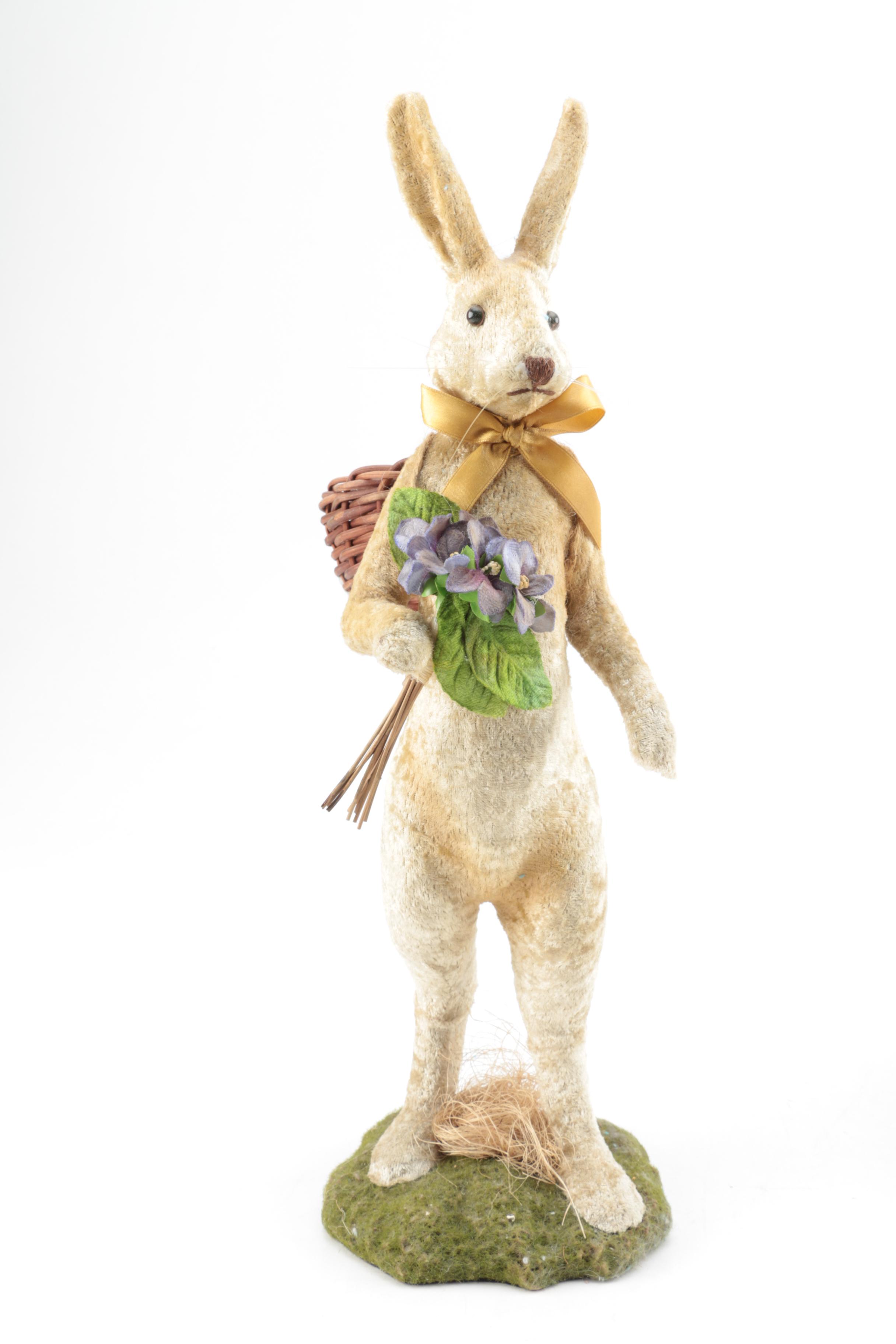 Easter Rabbit Figurines Featuring Robert Raikes Buttercup Bunny