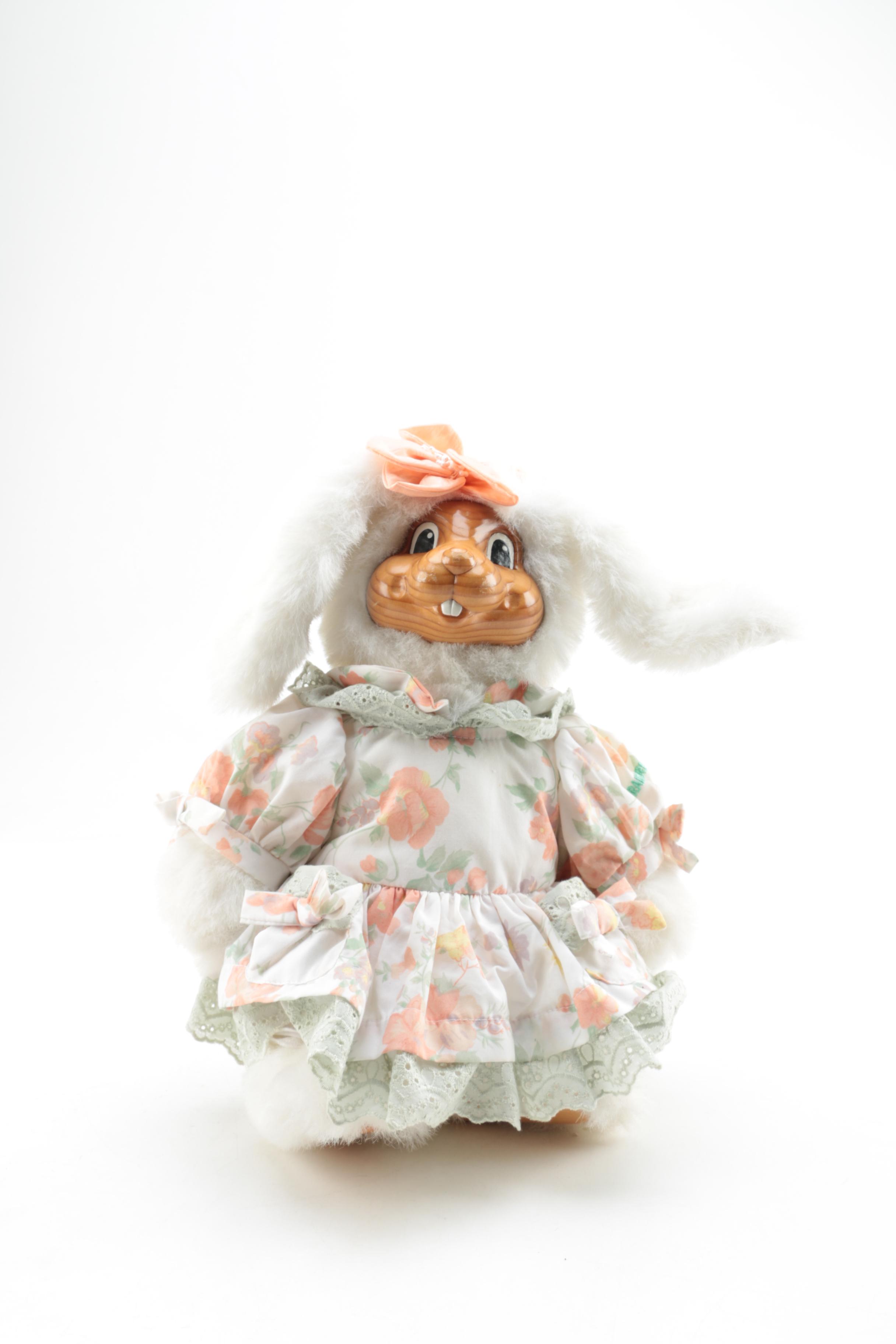 Easter Rabbit Figurines Featuring Robert Raikes Buttercup Bunny