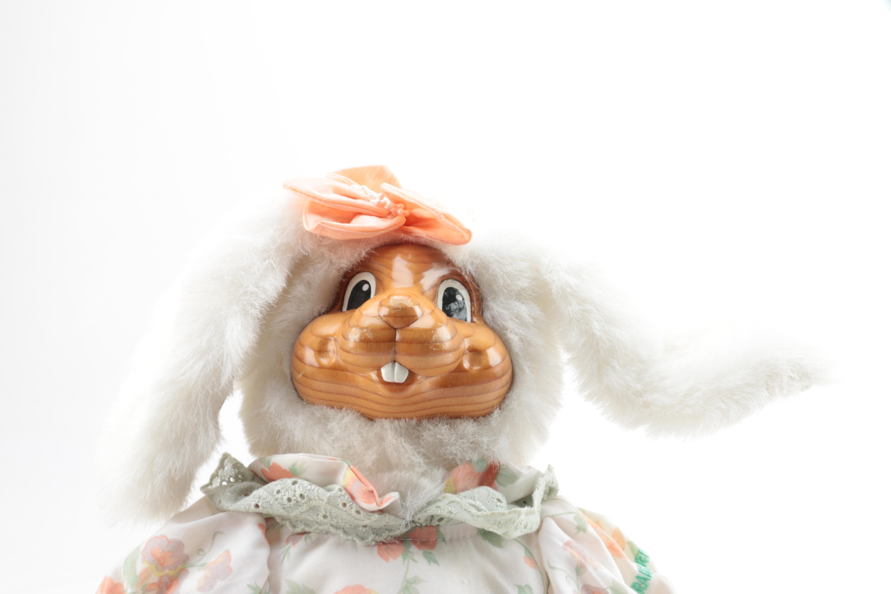 Easter Rabbit Figurines Featuring Robert Raikes Buttercup Bunny