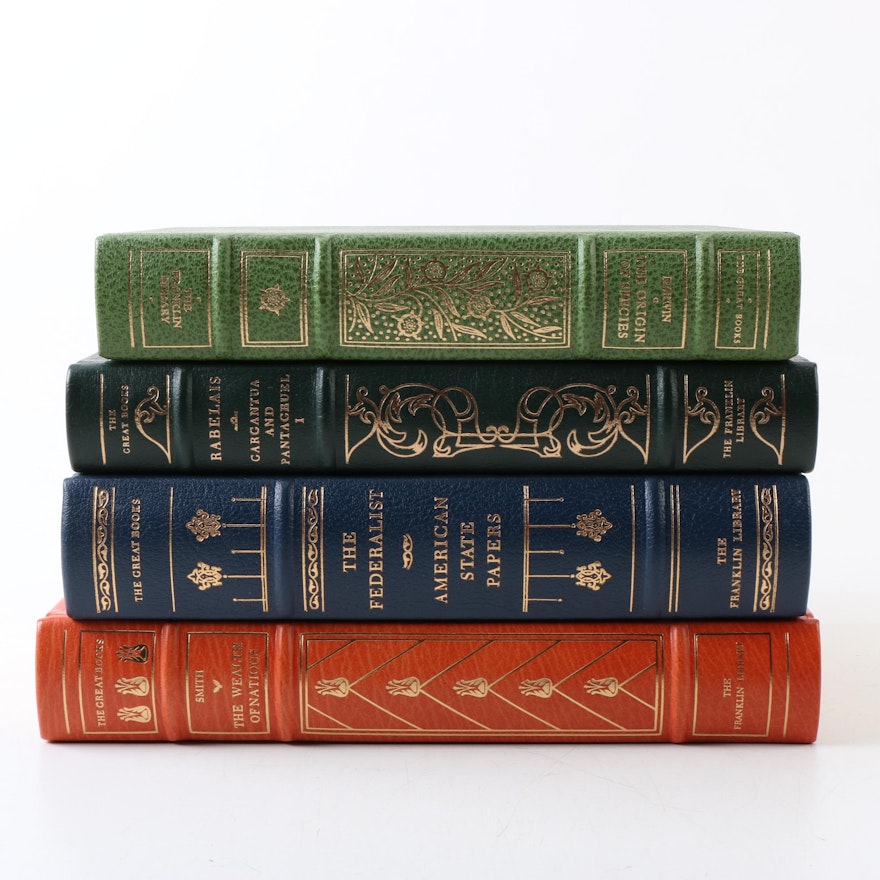 Limited Edition Franklin Library Books Featuring Charles Darwin