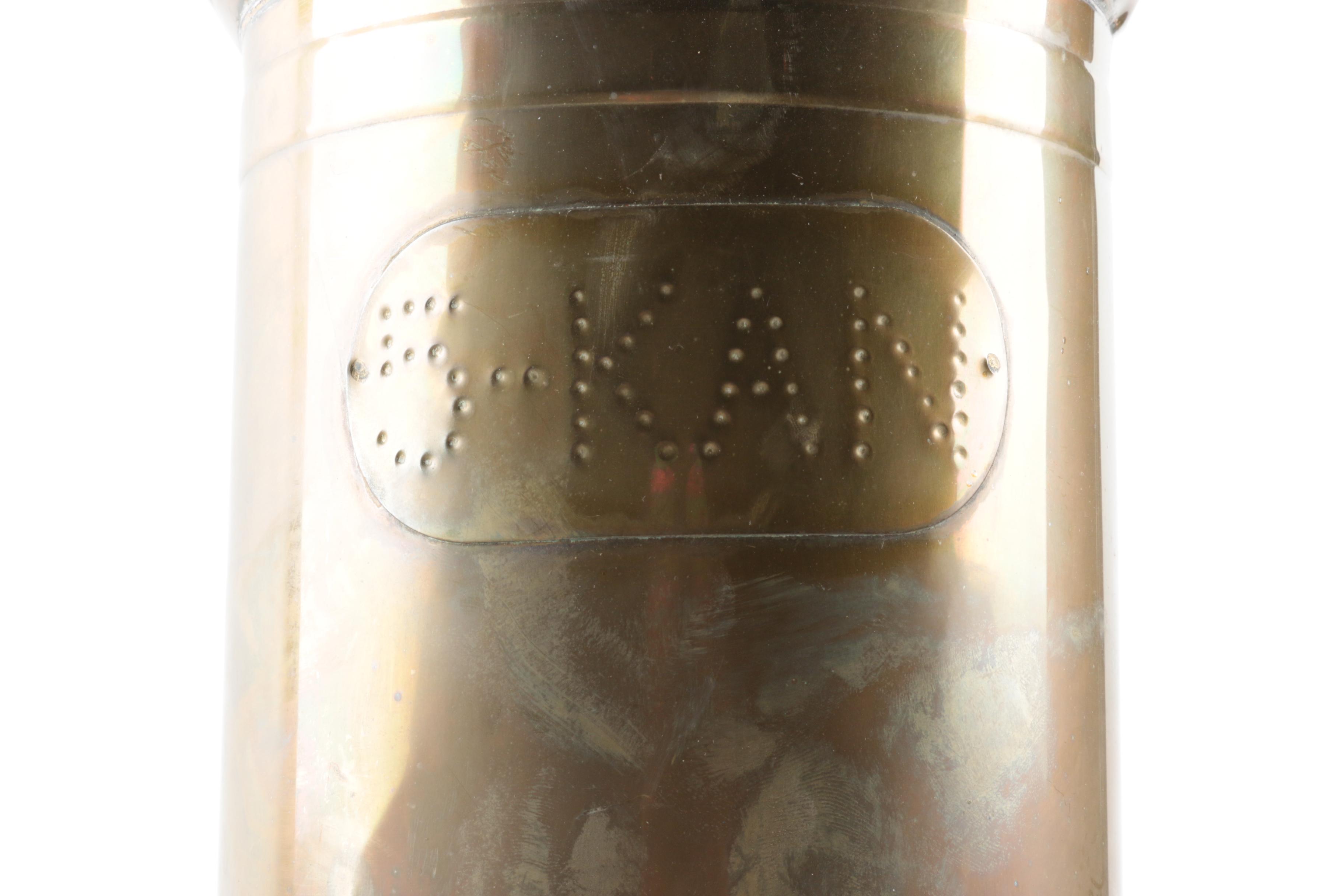 Vintage Copper 5-KAN Water Shuttle, Coal Shuttle, and Industrial Test Sieve