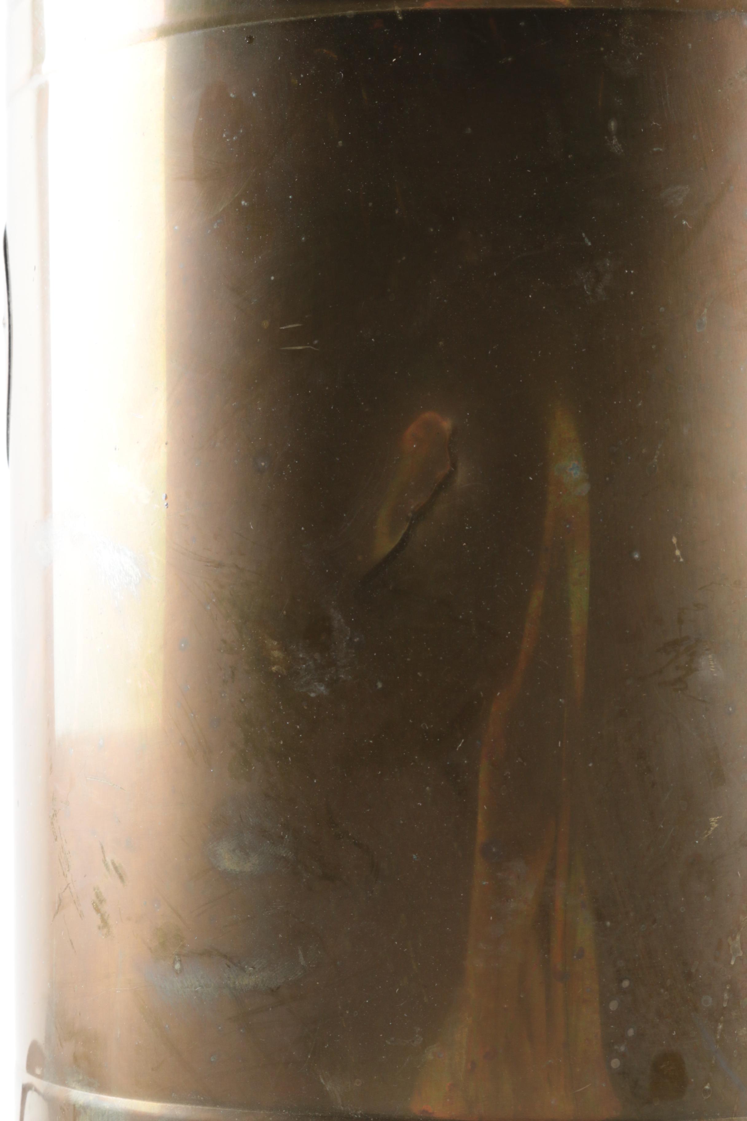 Vintage Copper 5-KAN Water Shuttle, Coal Shuttle, and Industrial Test Sieve