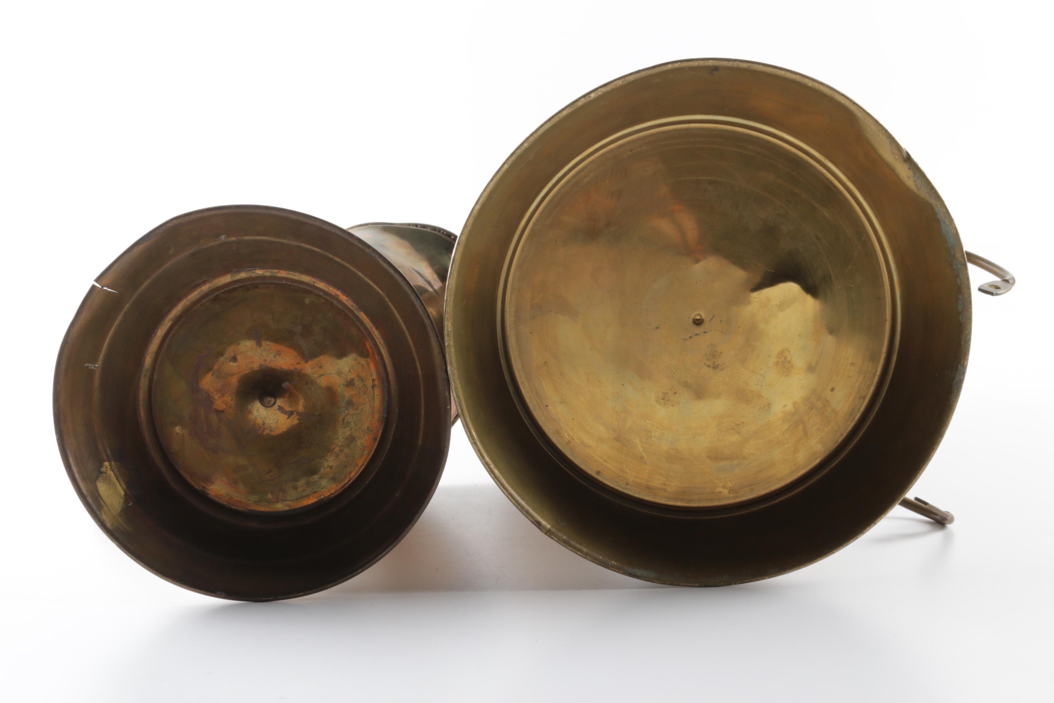 Vintage Copper 5-KAN Water Shuttle, Coal Shuttle, and Industrial Test Sieve