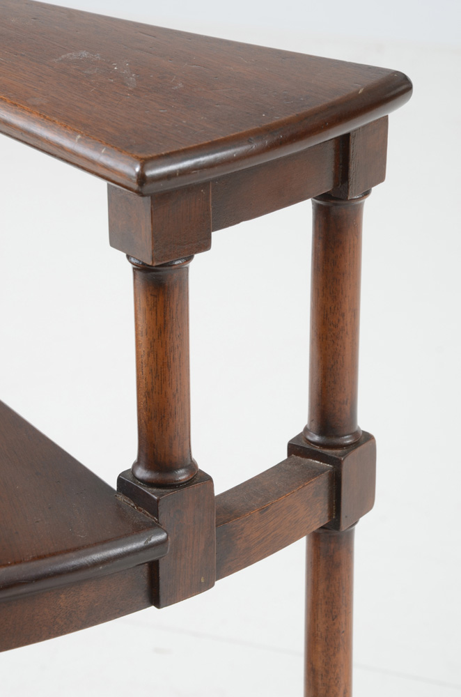 Vintage Mahogany Library Steps