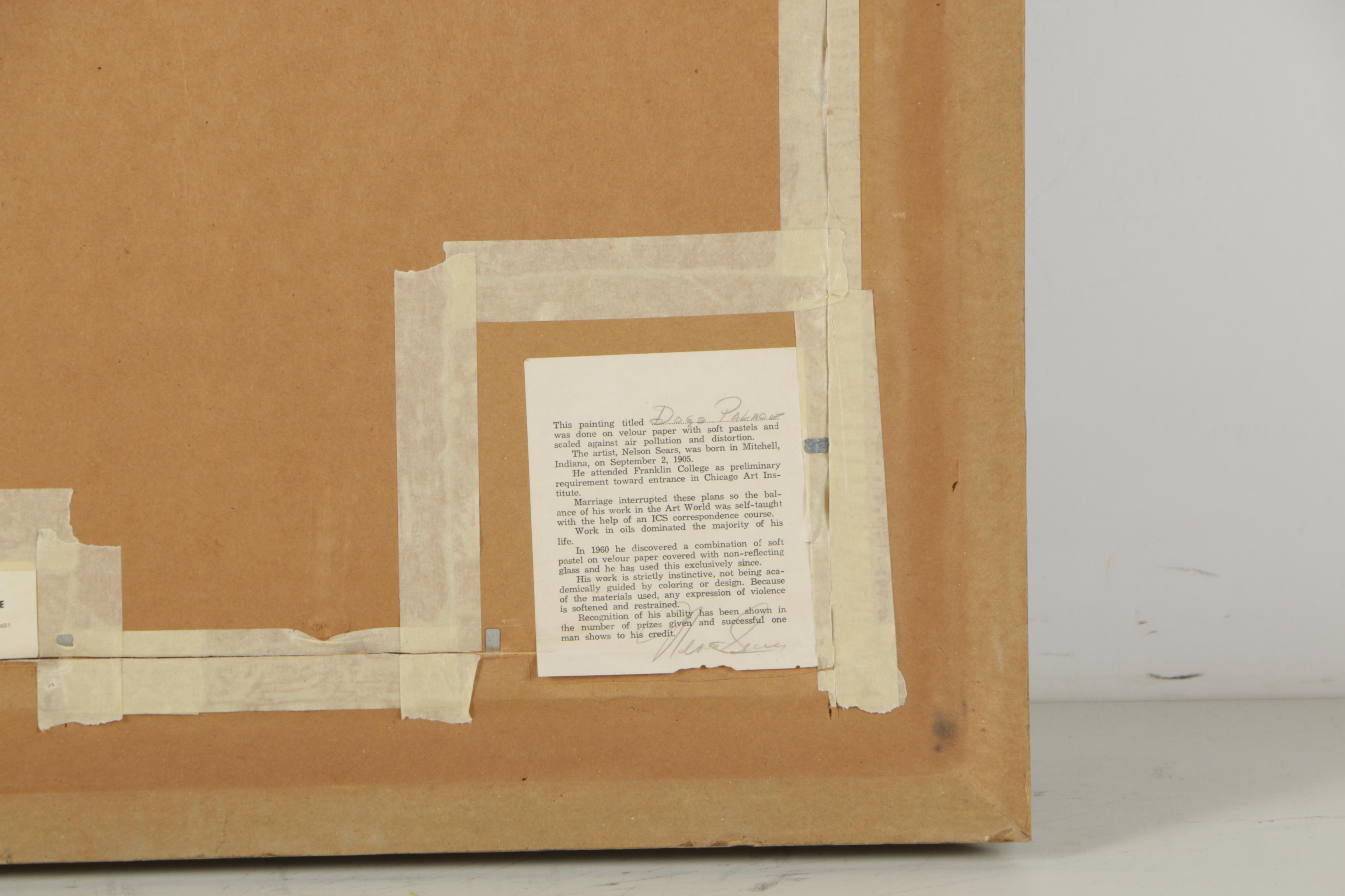 Nelson Sears Pastel Drawing "Doge Palace"