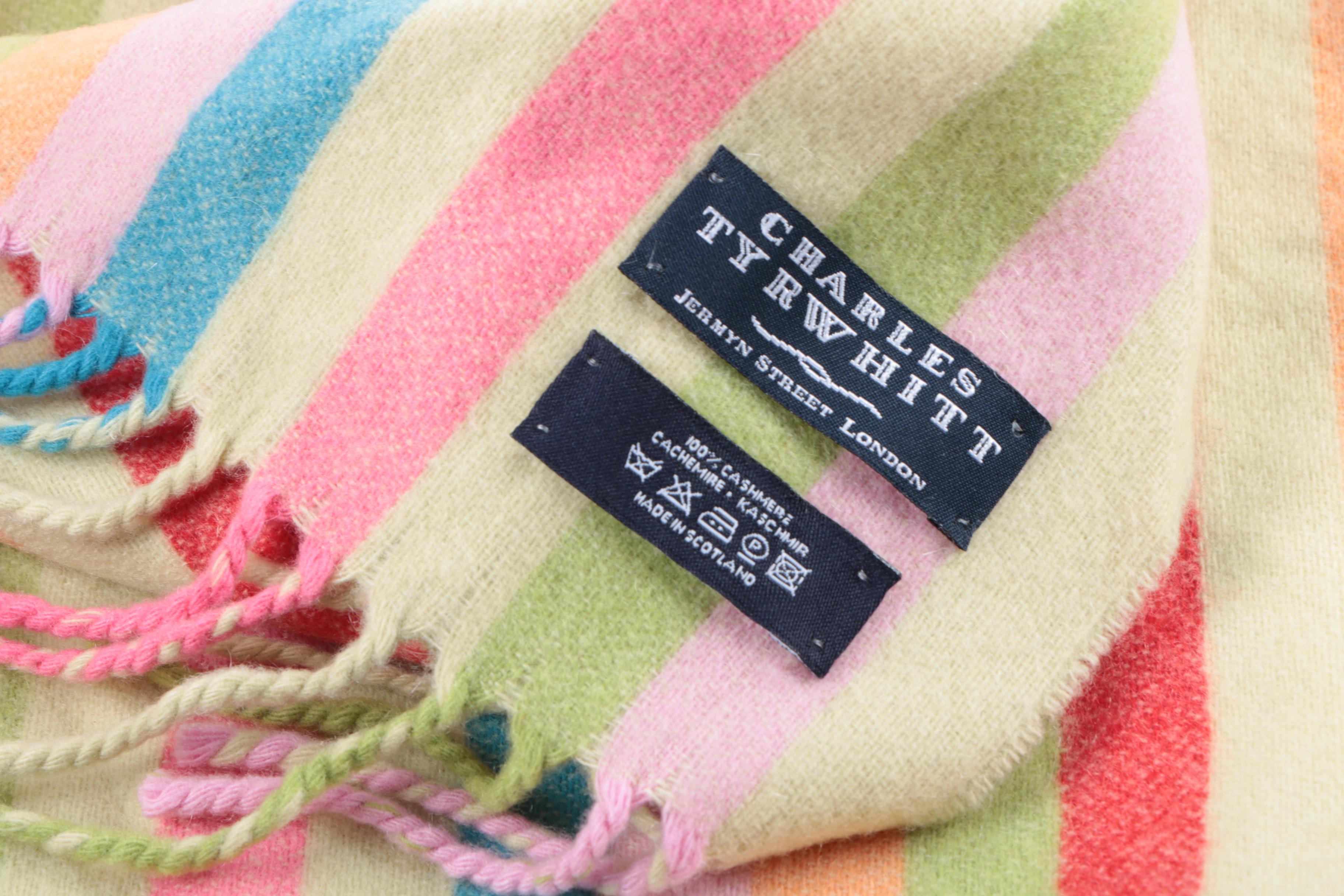 Cashmere and Acrylic Scarves Including Charles Tyrwhitt, Caroline Grace