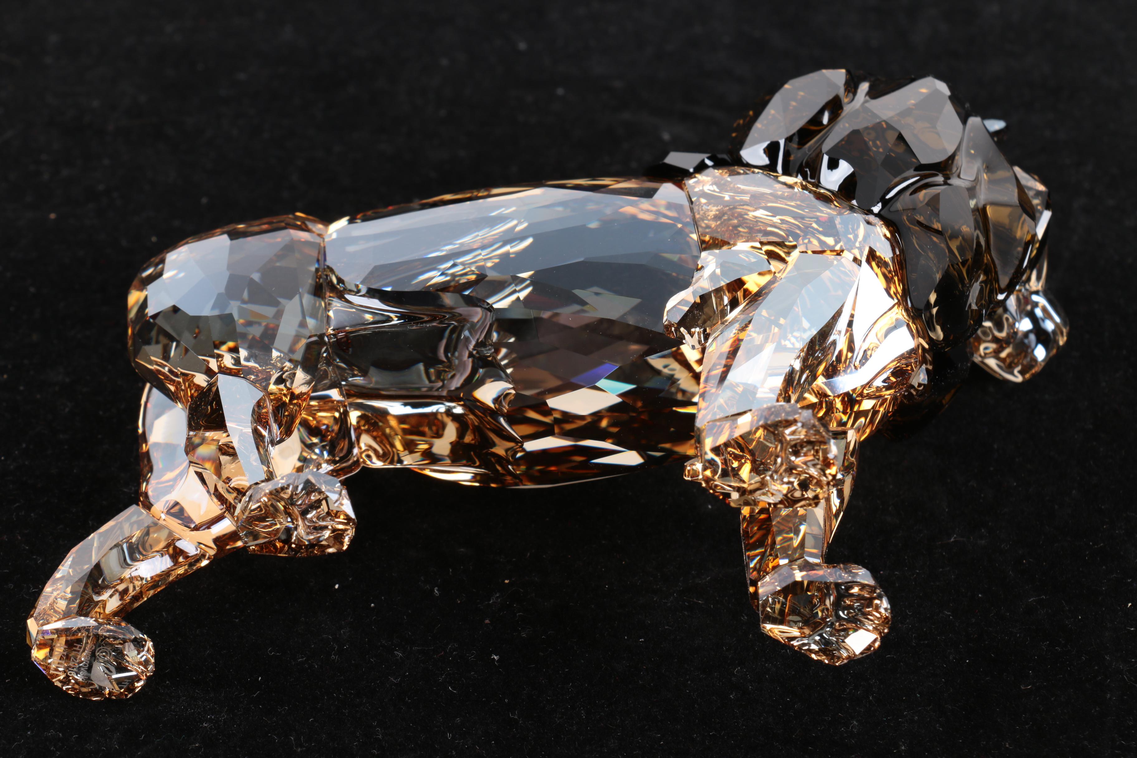 Swarovski Crystal Lion Figurine