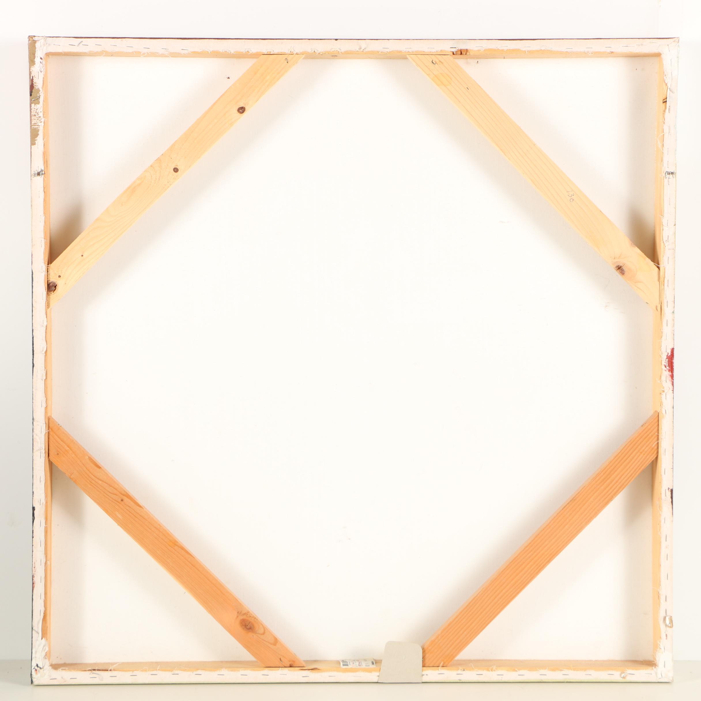 Yuri Tremler Offset Lithograph Print on Canvas "At the Keyboard"