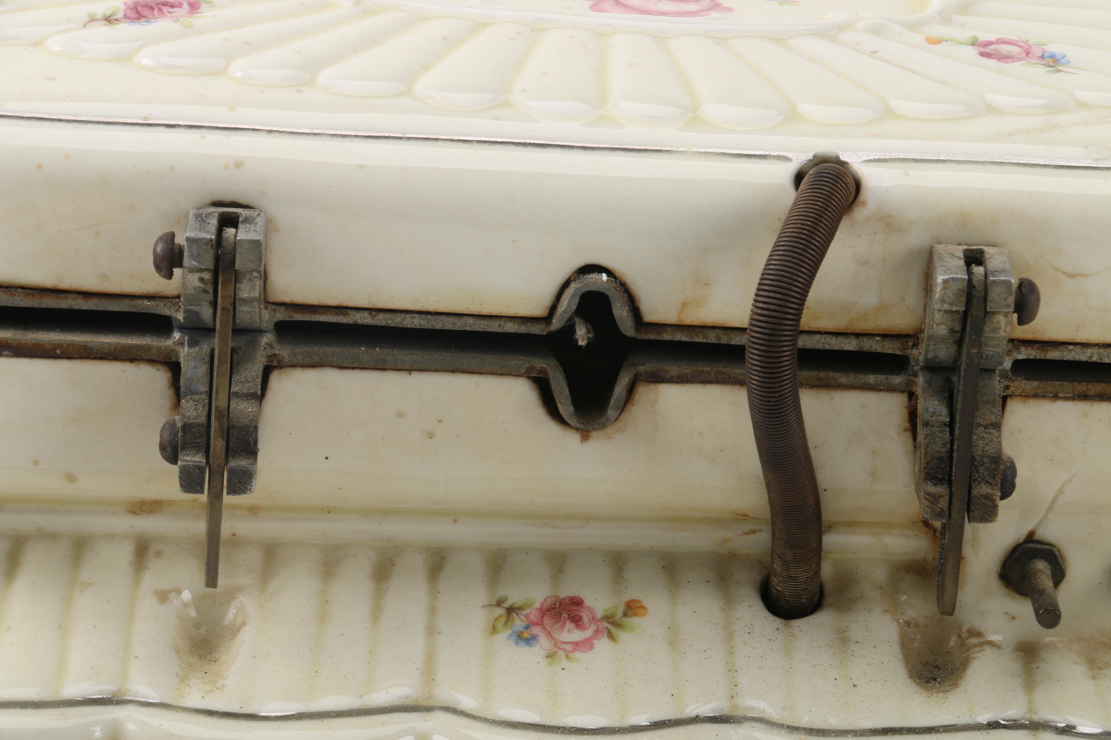 Porcelier "Field Flowers" Griddle and Percolator with Matching Creamer and Sugar