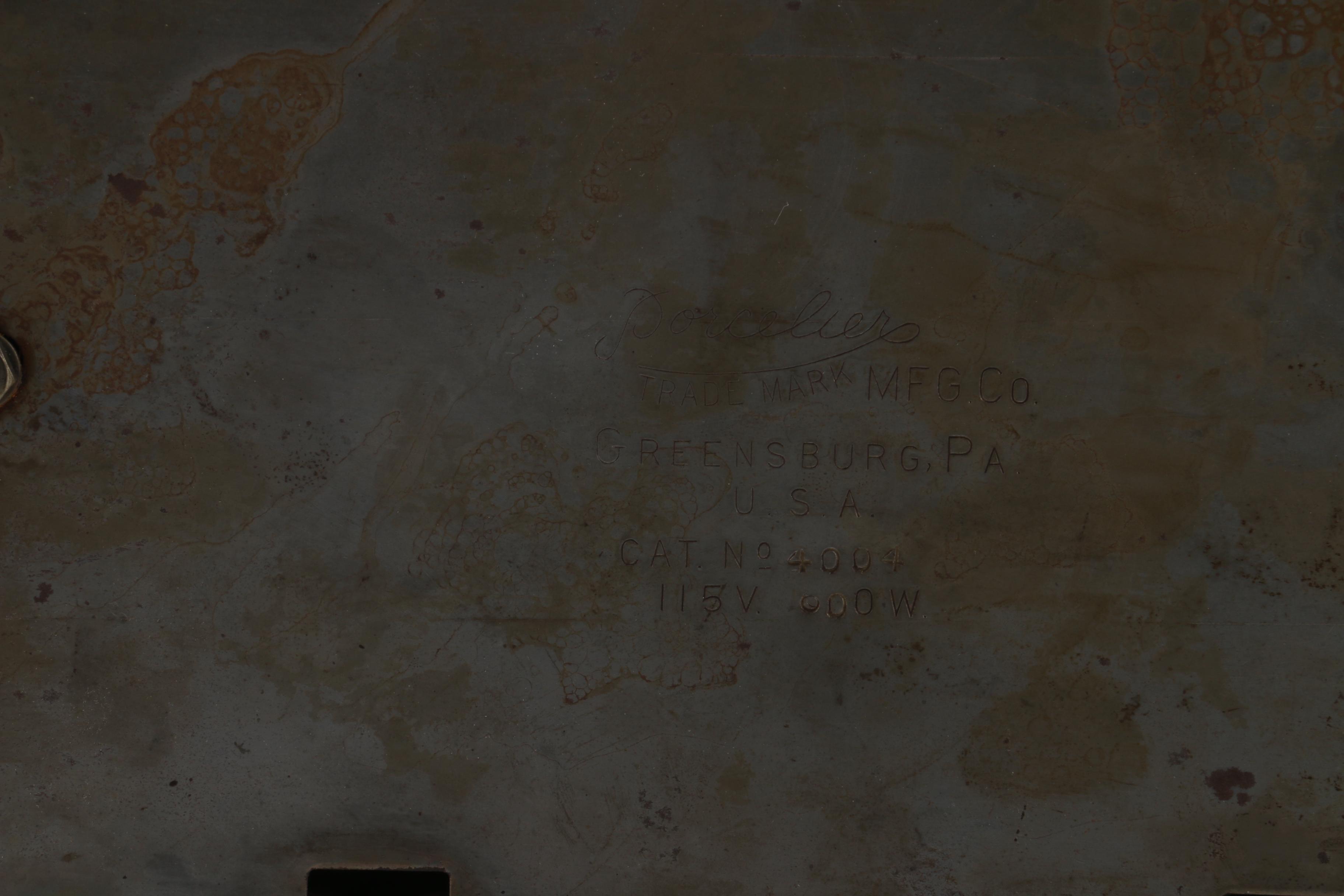 Porcelier "Field Flowers" Griddle and Percolator with Matching Creamer and Sugar