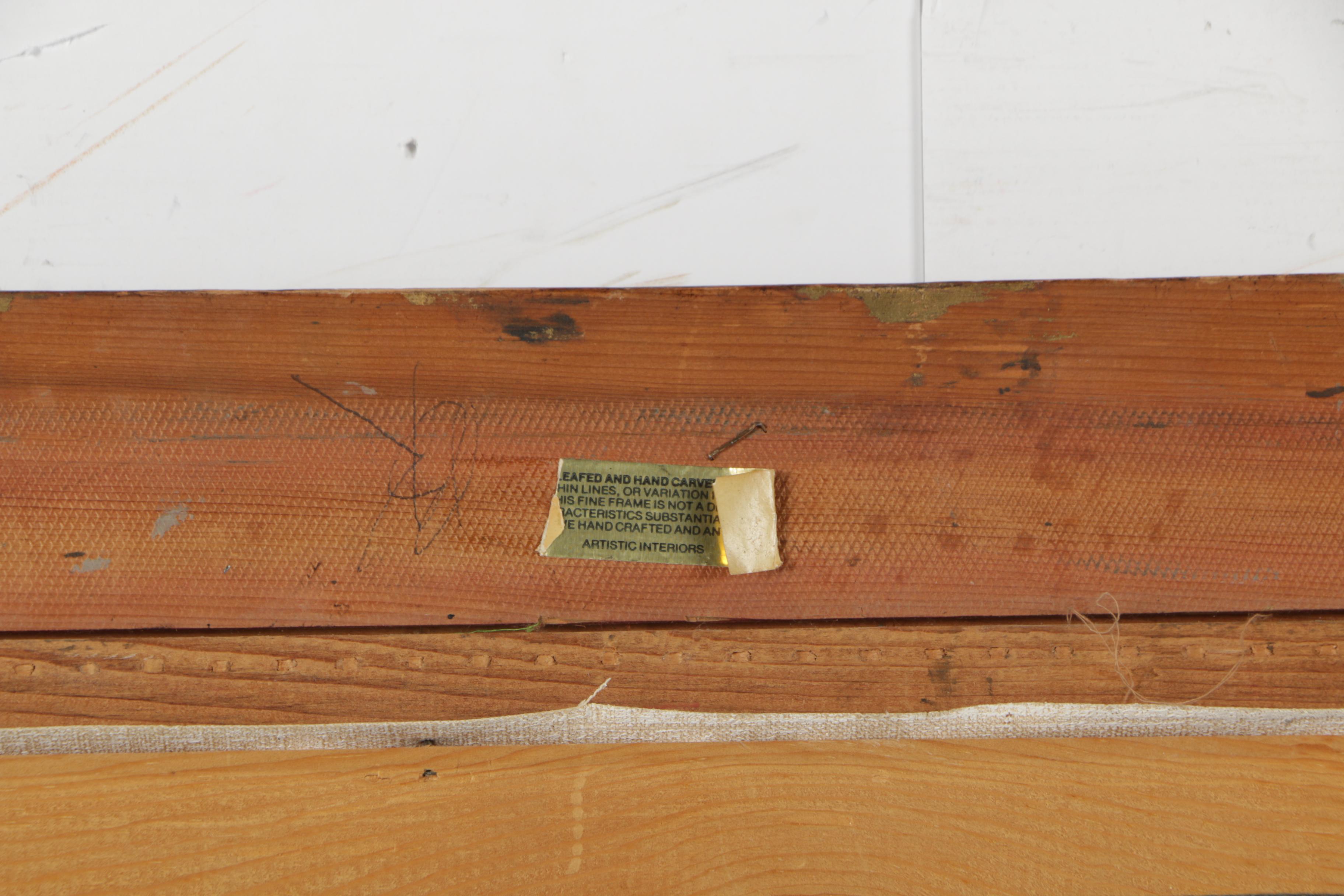 Oil Painting of a Winter Landscape