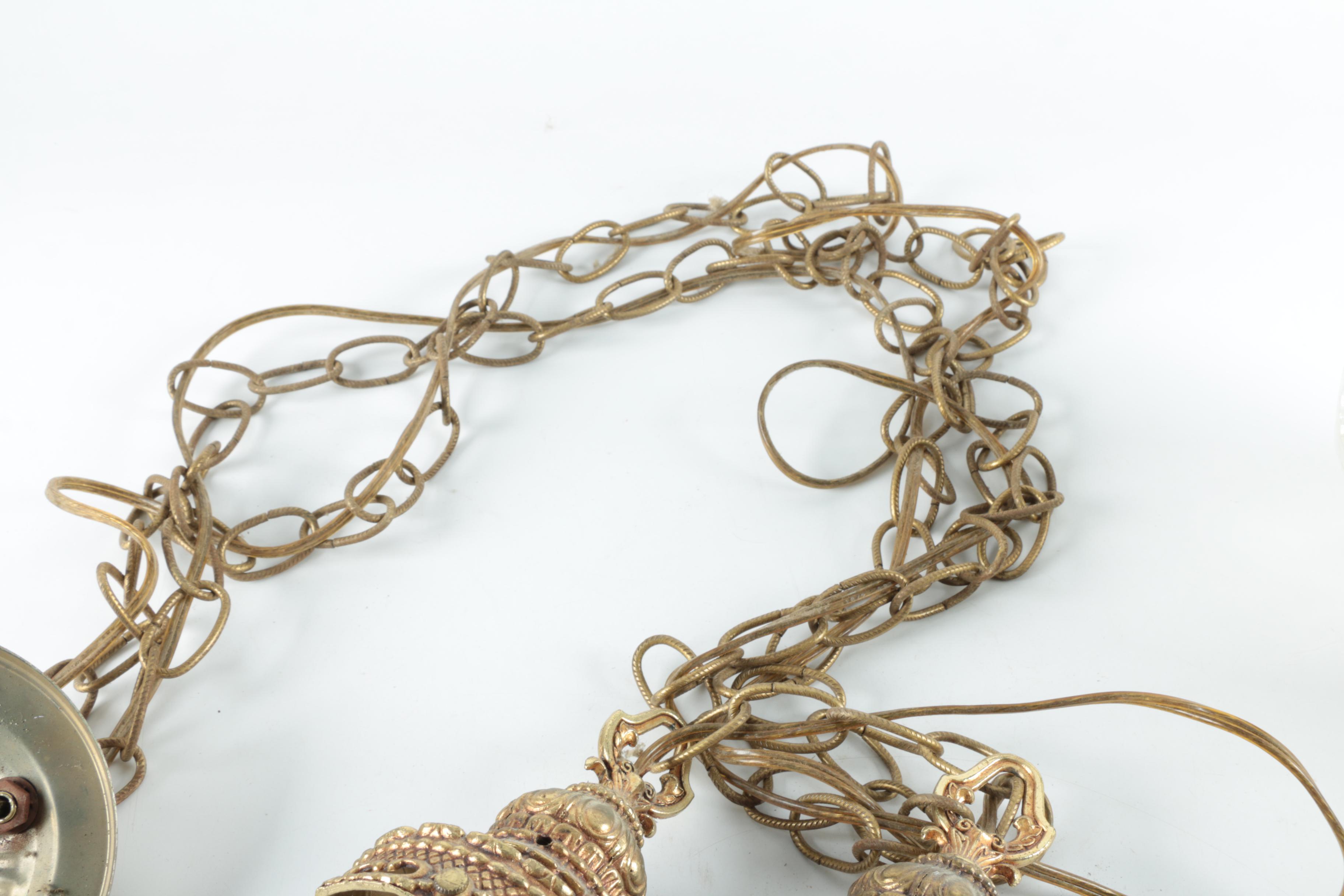 Pair of Hanging Light Fixtures