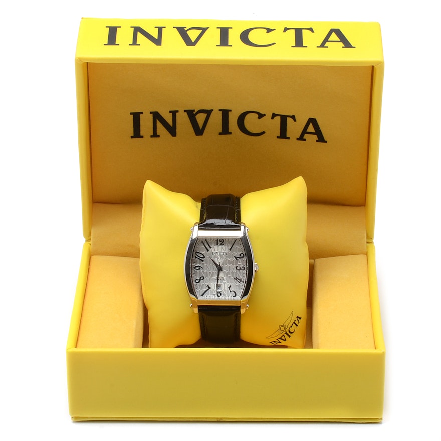 Invicta Stainless Steel Quartz Wristwatch with Box