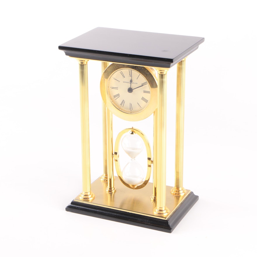Howard Miller Hourglass Mantel Clock
