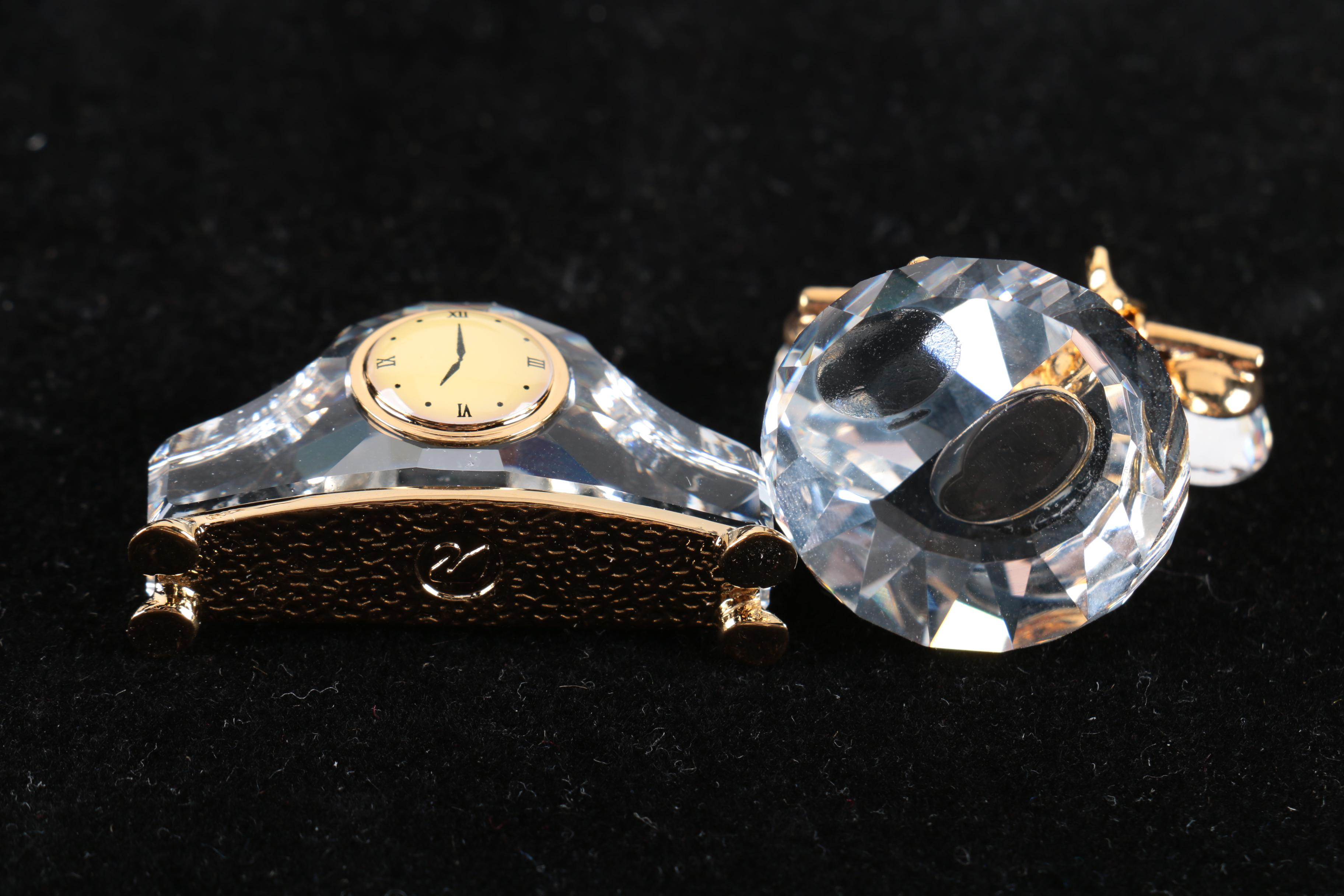 Swarovski Crystal Memories Classics Small Figurine Assortment with Display Stand