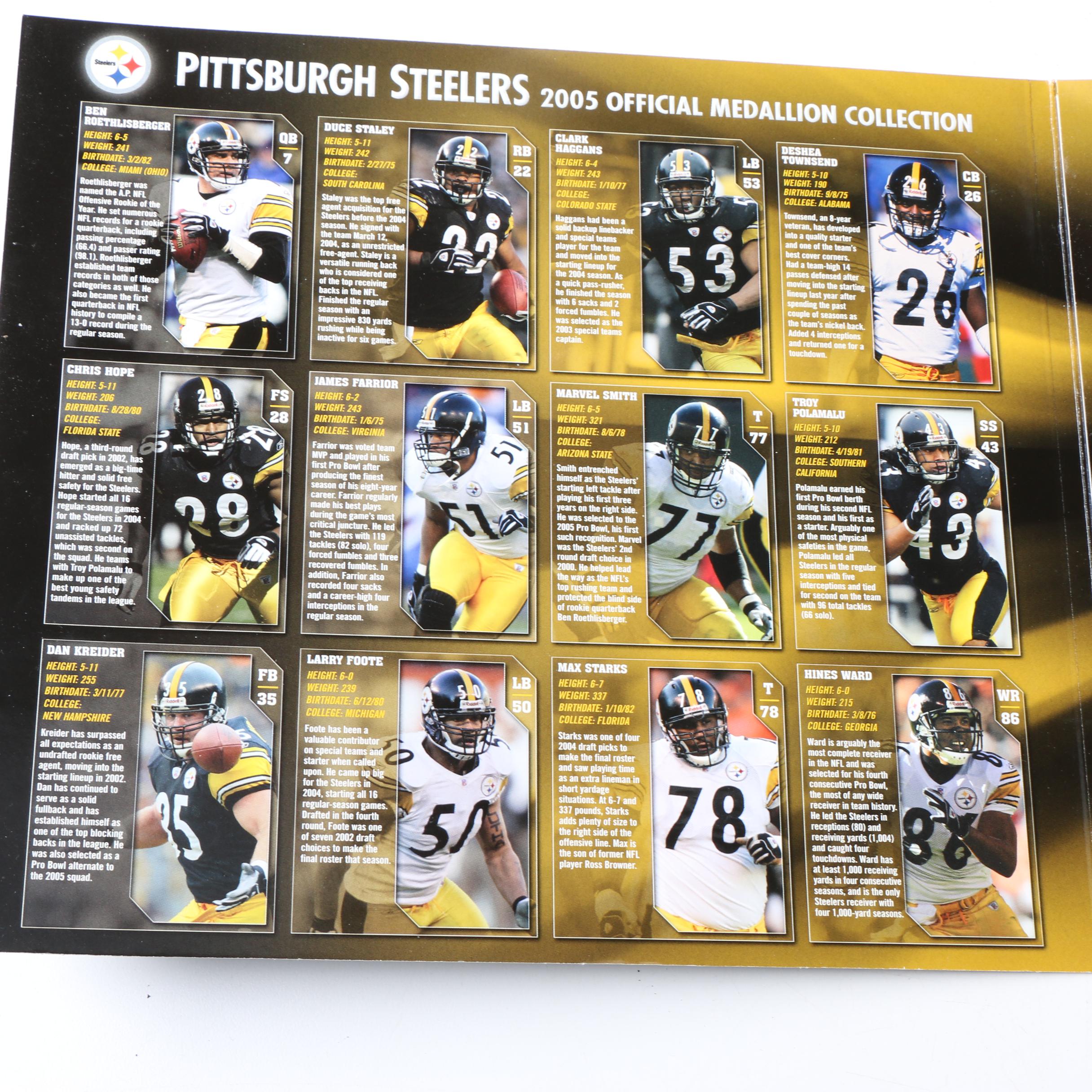 2005 Pittsburgh Steelers Medallion Collection