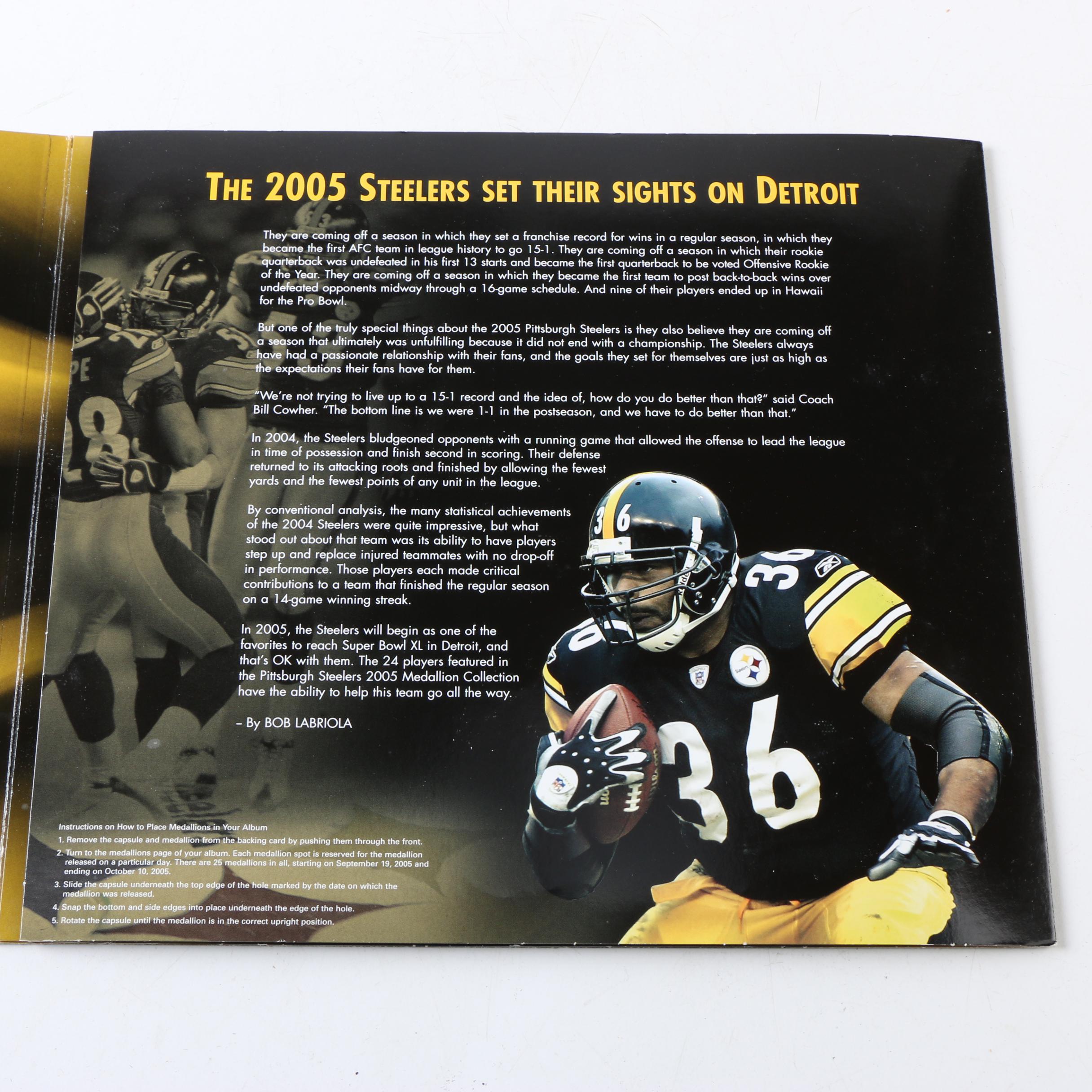 2005 Pittsburgh Steelers Medallion Collection