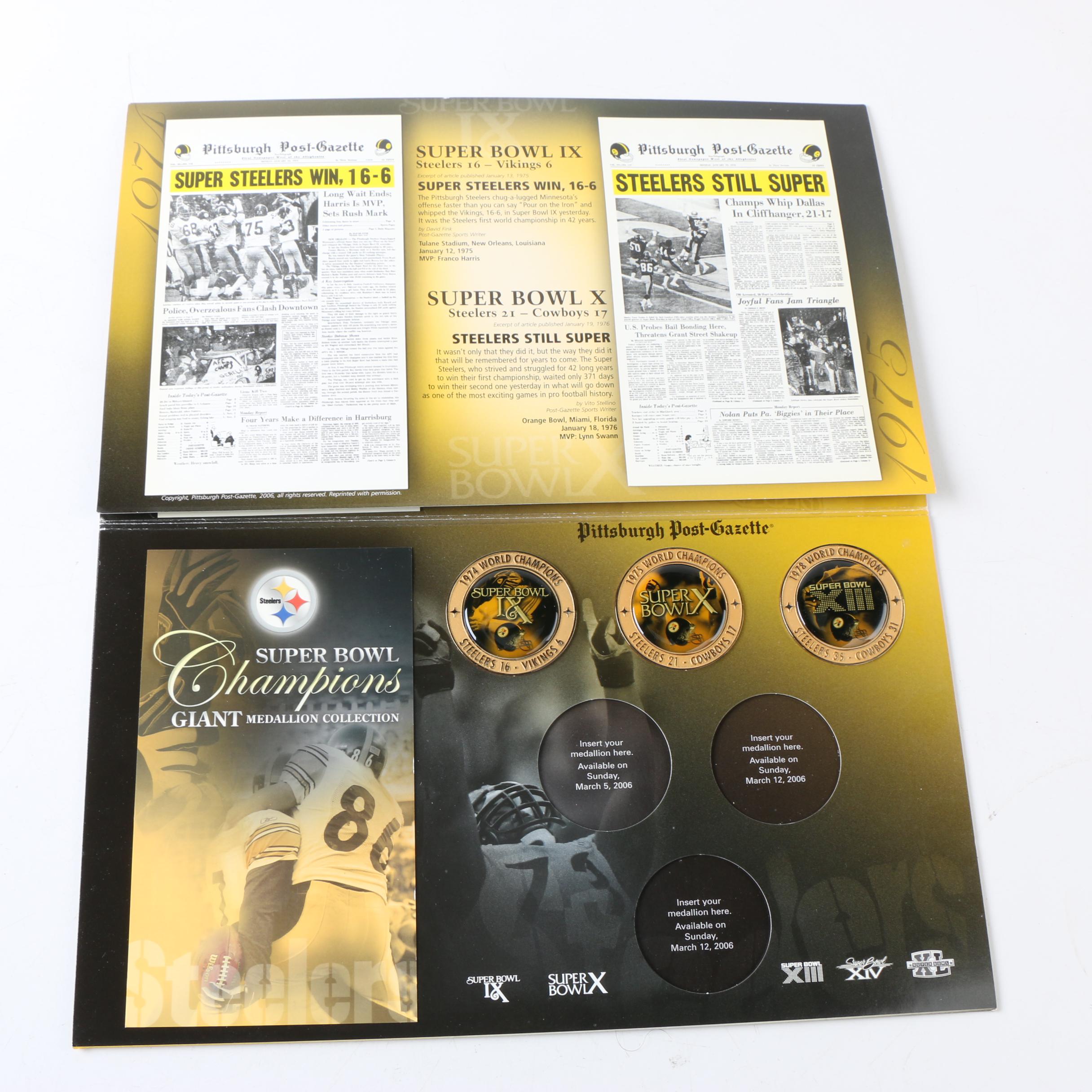 2005 Pittsburgh Steelers Medallion Collection