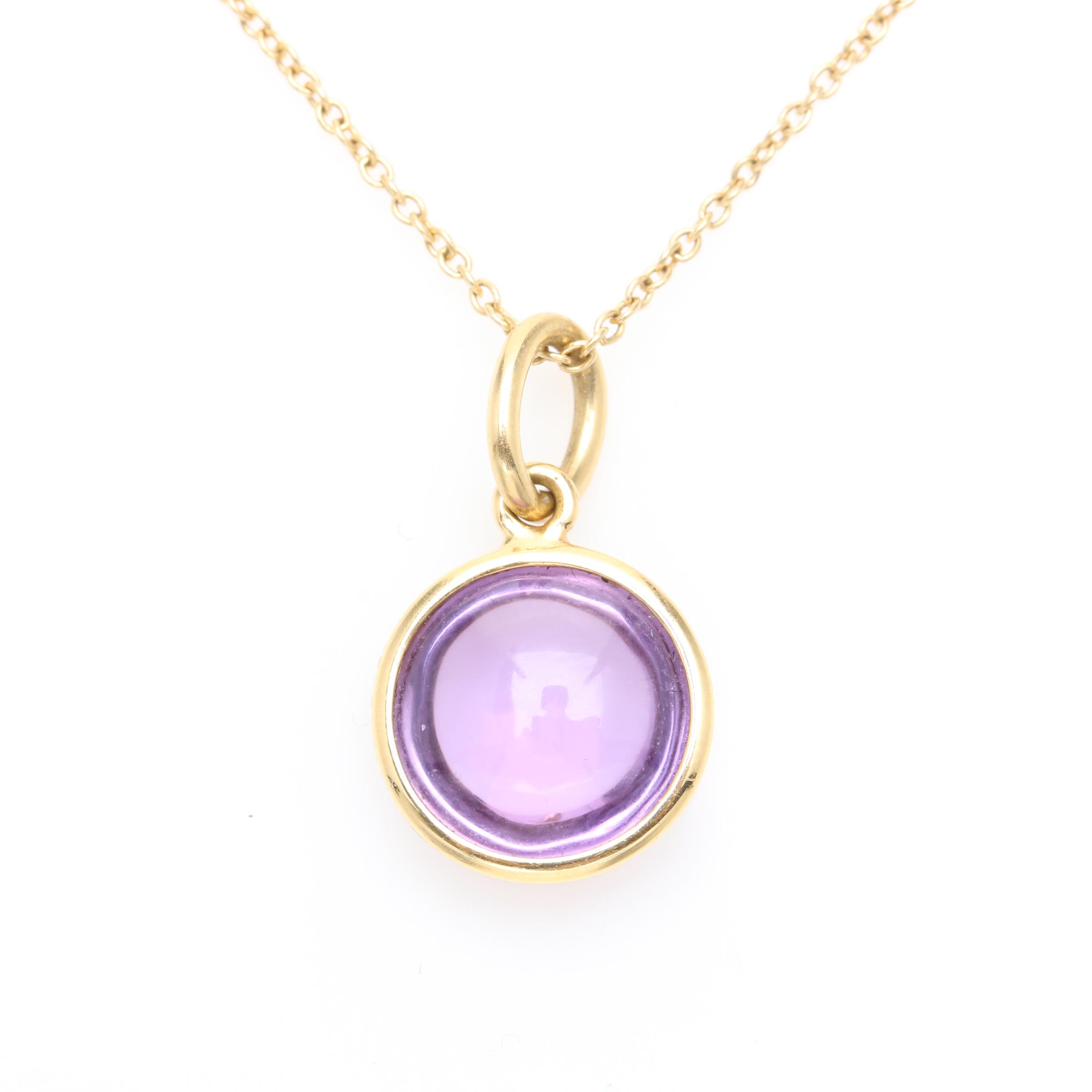 Paloma Picasso for Tiffany & Co. 18K Yellow Gold Amethyst Necklace