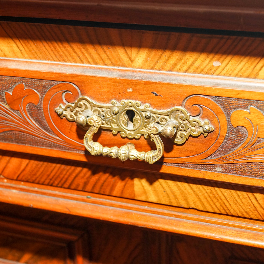 Victorian Buffet Cabinet with Mirror