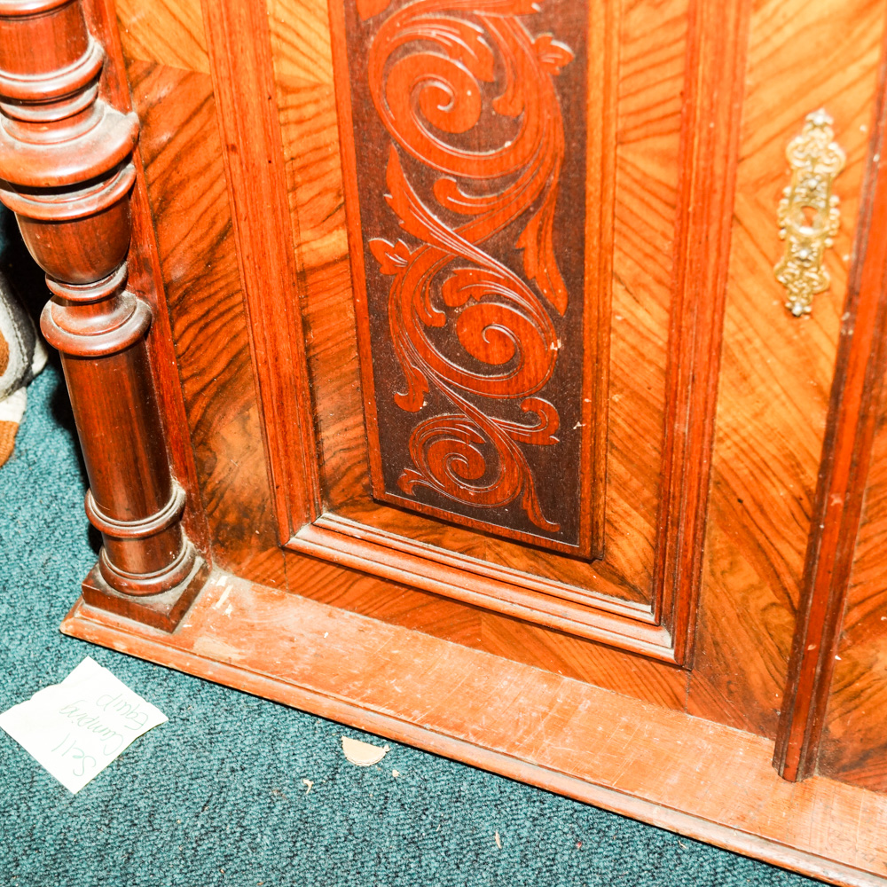 Victorian Buffet Cabinet with Mirror