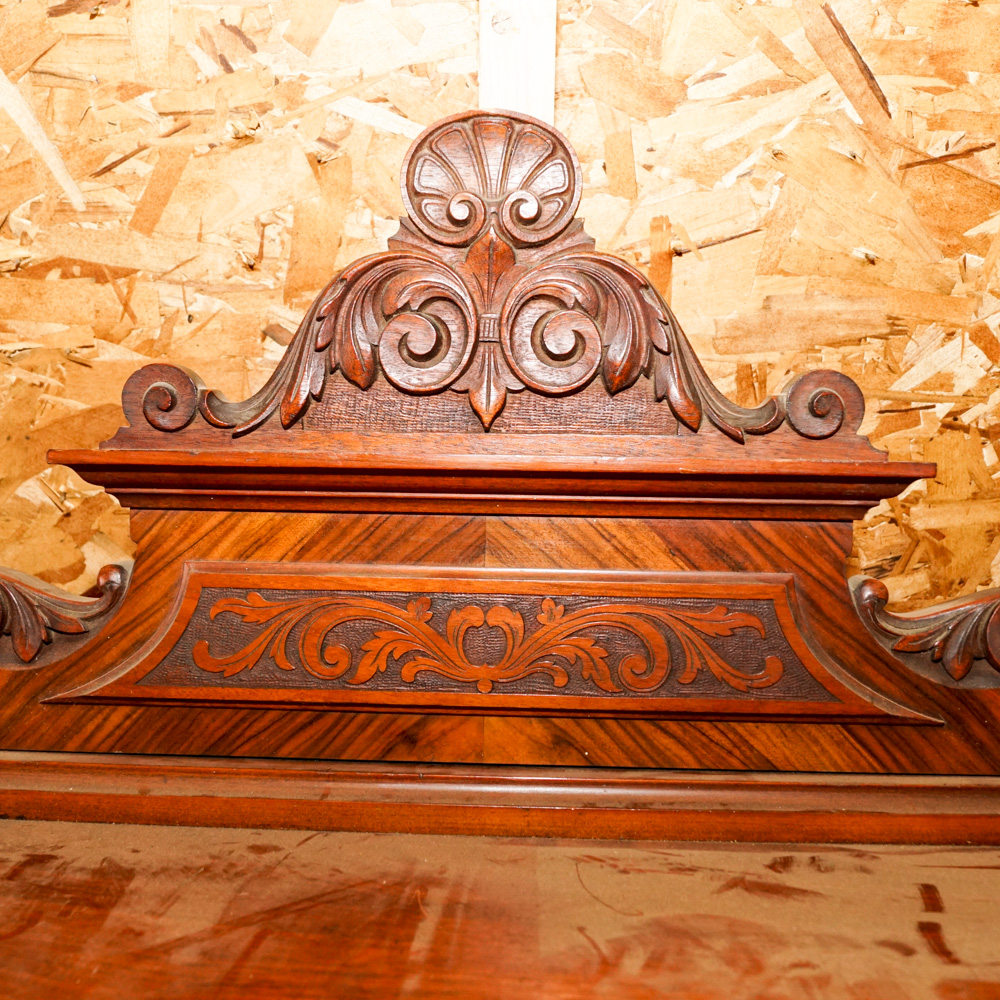 Victorian Buffet Cabinet with Mirror