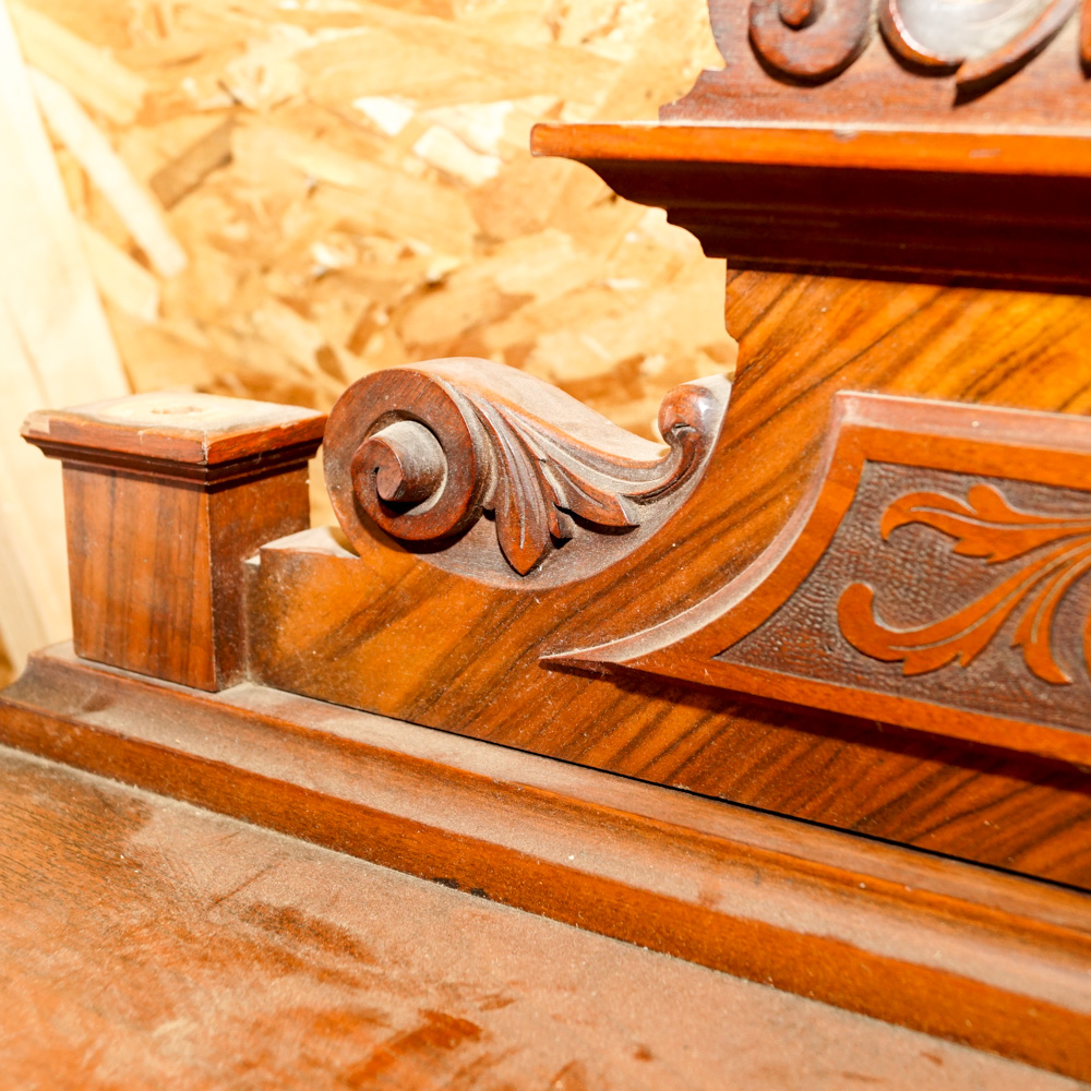 Victorian Buffet Cabinet with Mirror