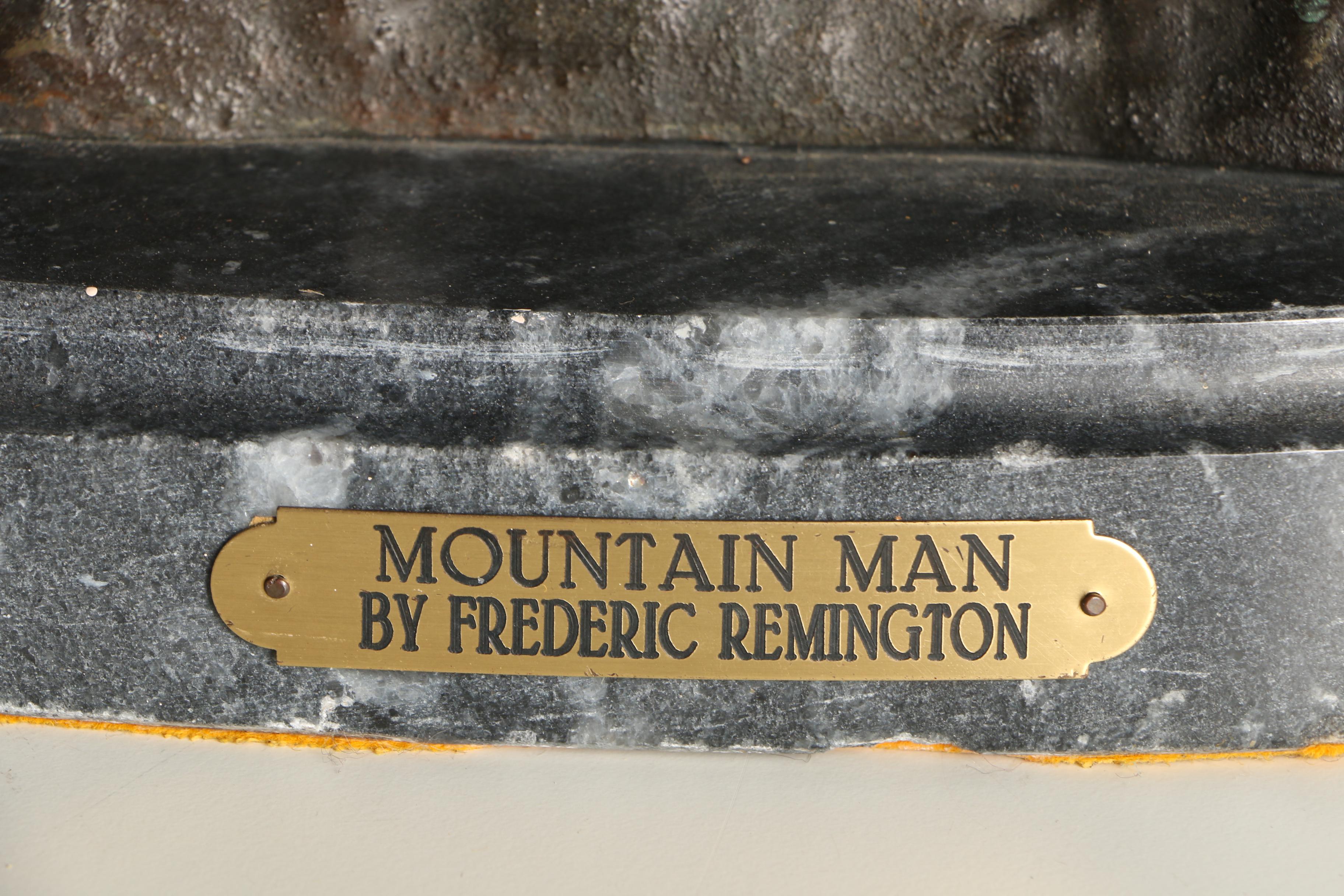 Frederic Remington Bronze Sculpture "Mountain Man"