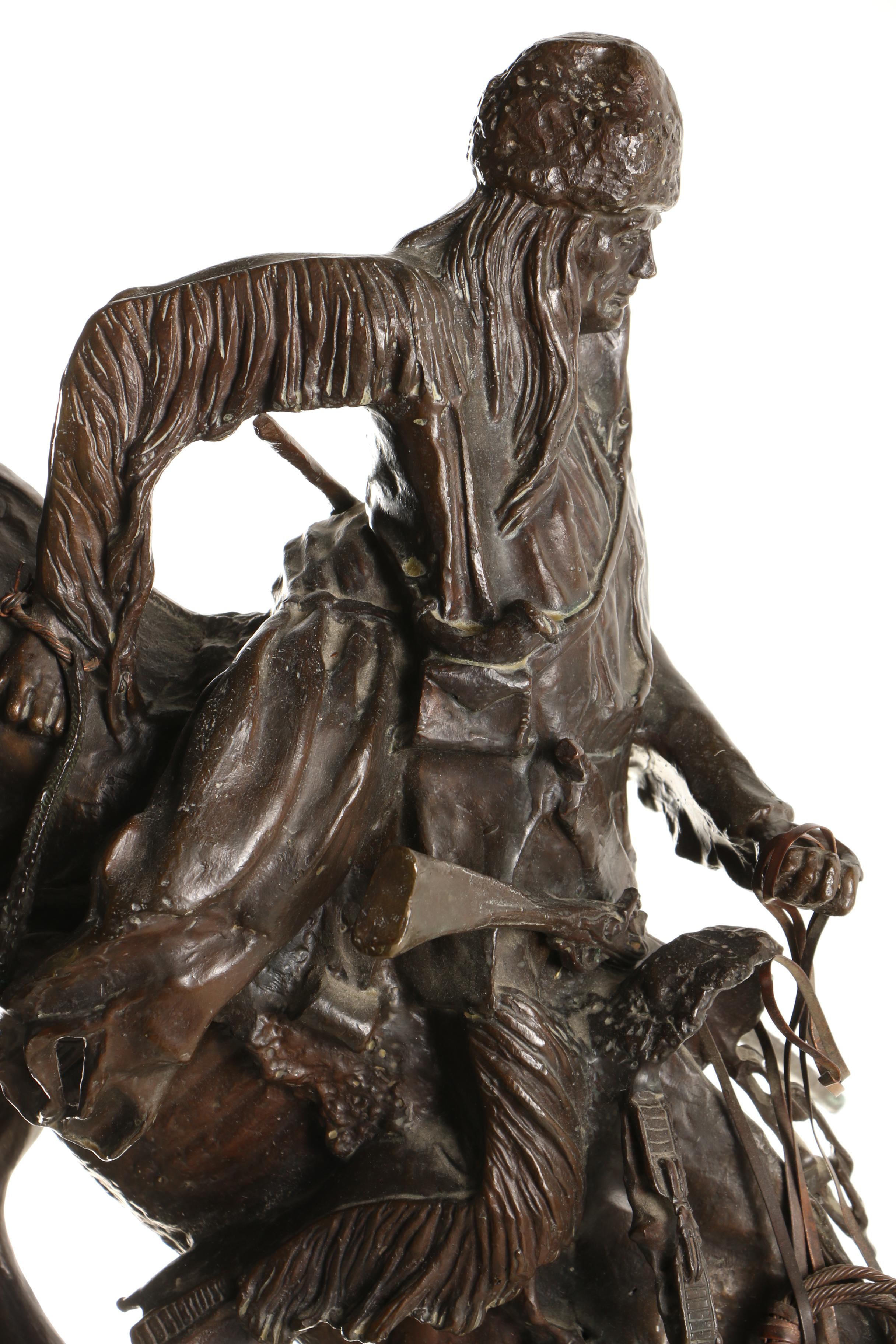 Frederic Remington Bronze Sculpture "Mountain Man"