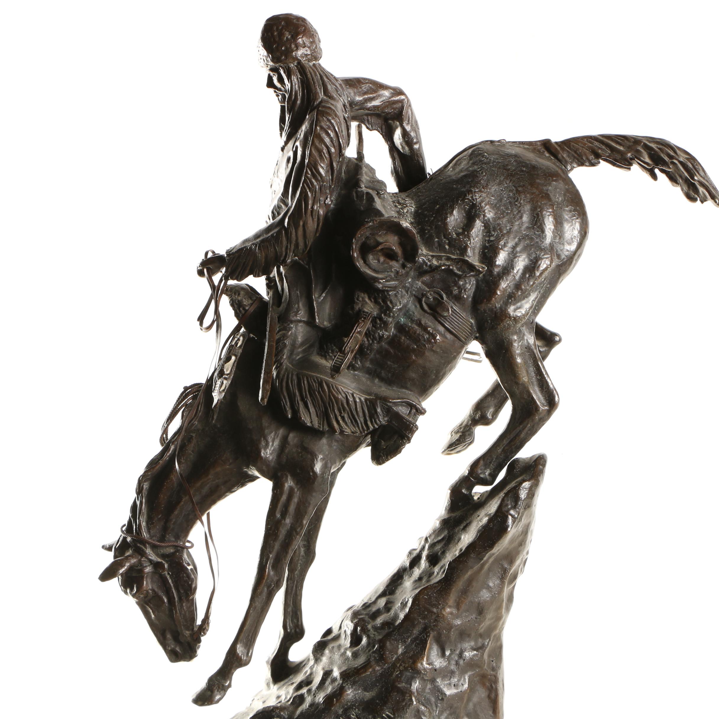 Frederic Remington Bronze Sculpture "Mountain Man"