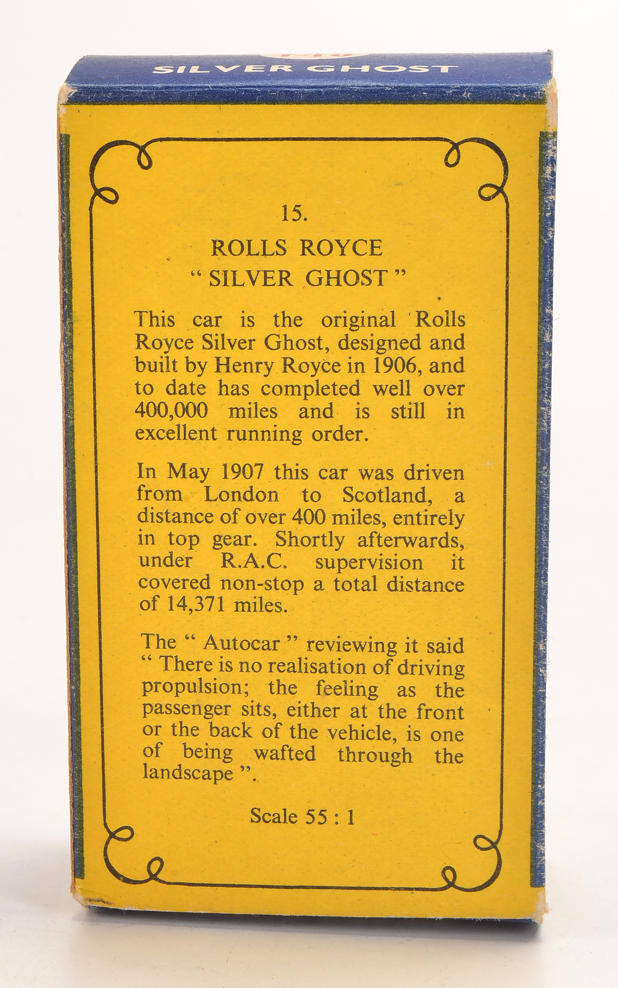 Vintage Lesney Die Cast Rolls Royce Model